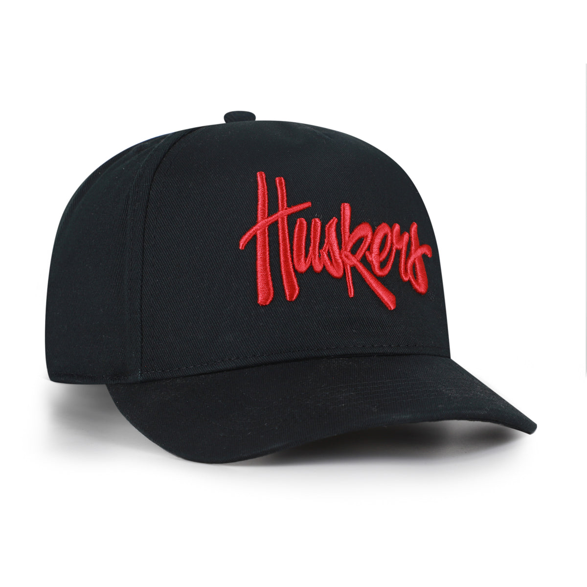 Black '47 Hitch Hat, Curved Bill, Snapback - Nebraska Cornhuskers