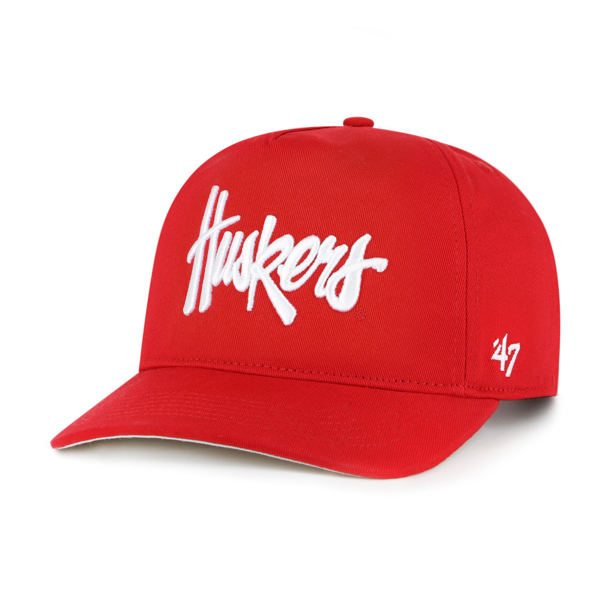 Red '47 Hitch Hat, Curved Bill, Snapback - Nebraska Cornhuskers