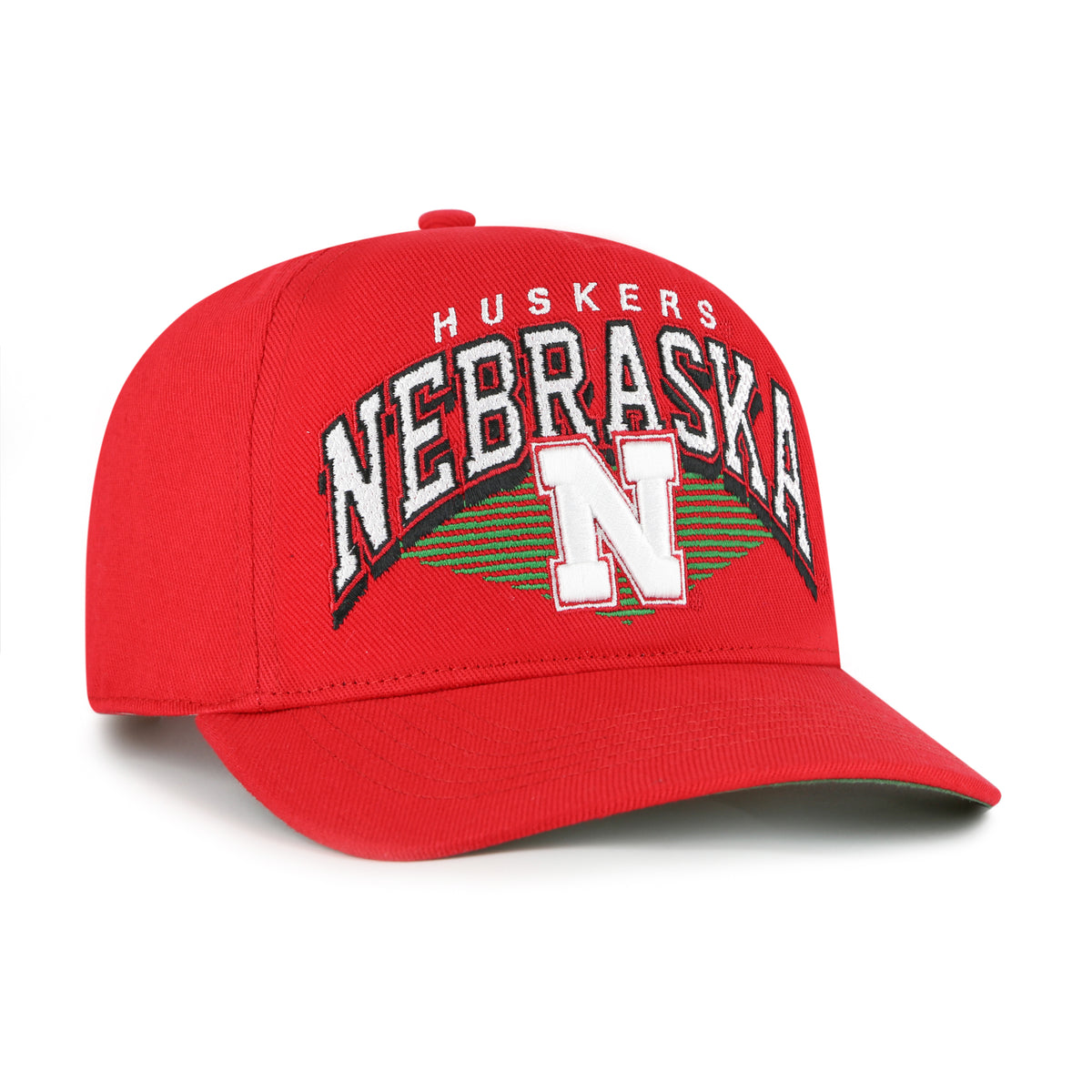 Retro Field Stripe '47 Hitch Hat, Pre-Curved Bill, Snapback - Nebraska Cornhuskers