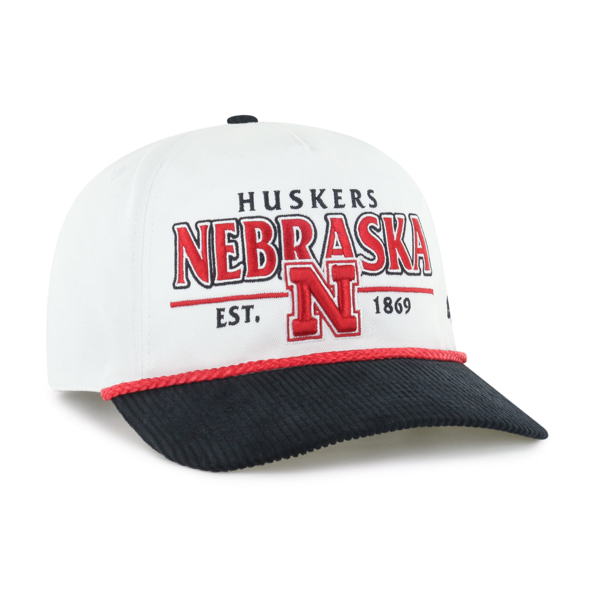 Corduroy '47 Hitch Hat, Pre-Curved Bill, Snapback - Nebraska Cornhuskers