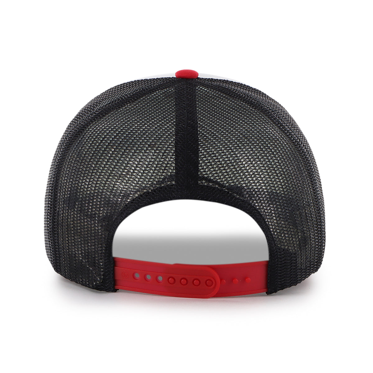 NU '47 Clean Up Trucker Hat, Curved Bill, Snapback - Nebraska Cornhuskers