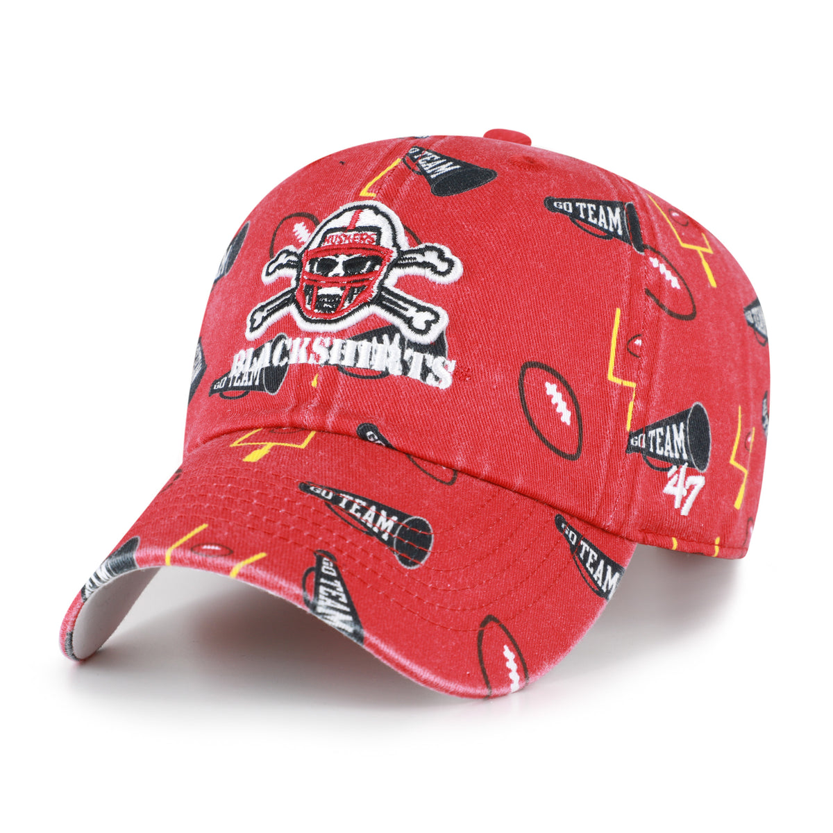 Youth Red Stomping Ground '47 Youth Clean Up Hat, Curved Bill, Snapback - Nebraska Cornhuskers