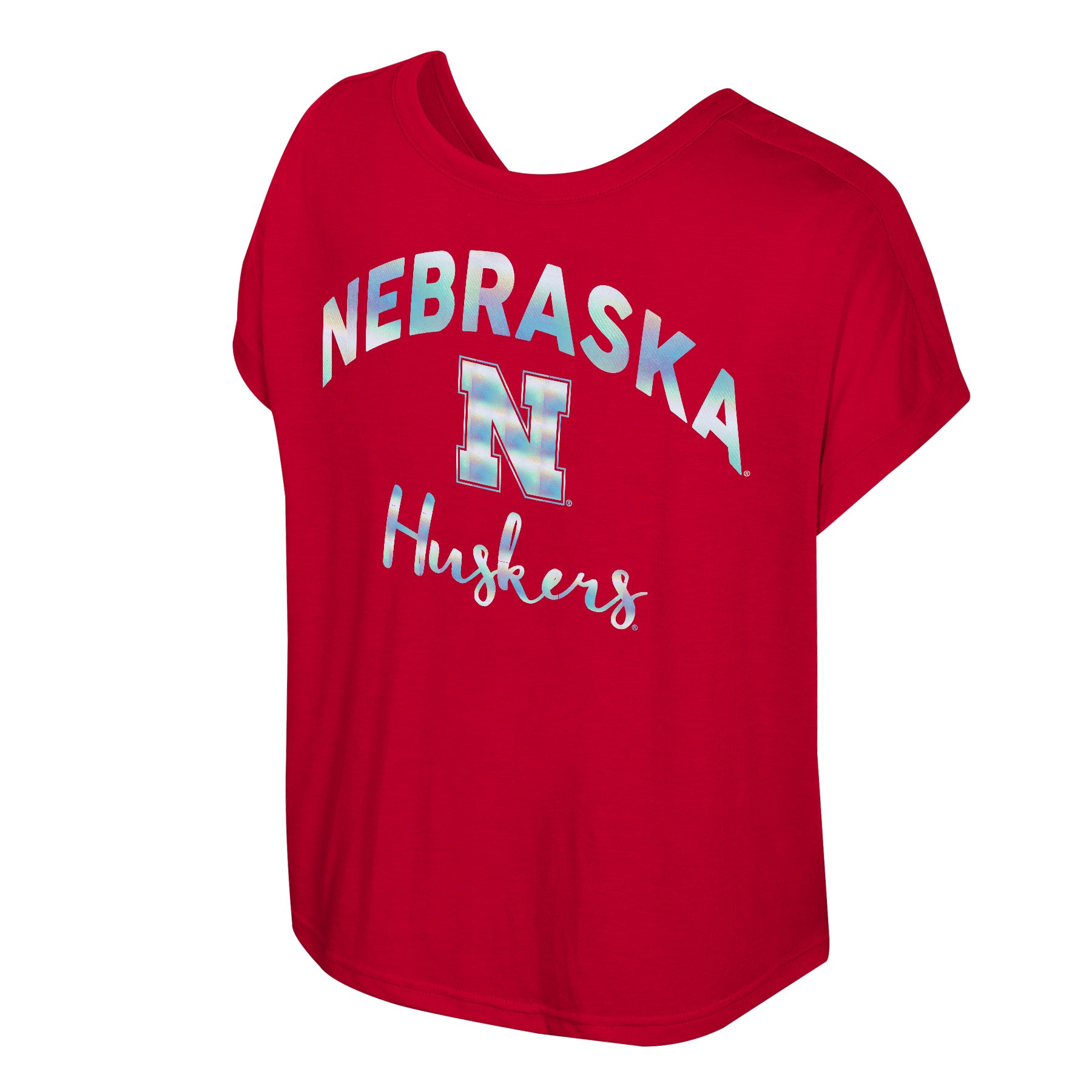 Sorcery Reverse Wear Knit Top - Nebraska Cornhuskers
