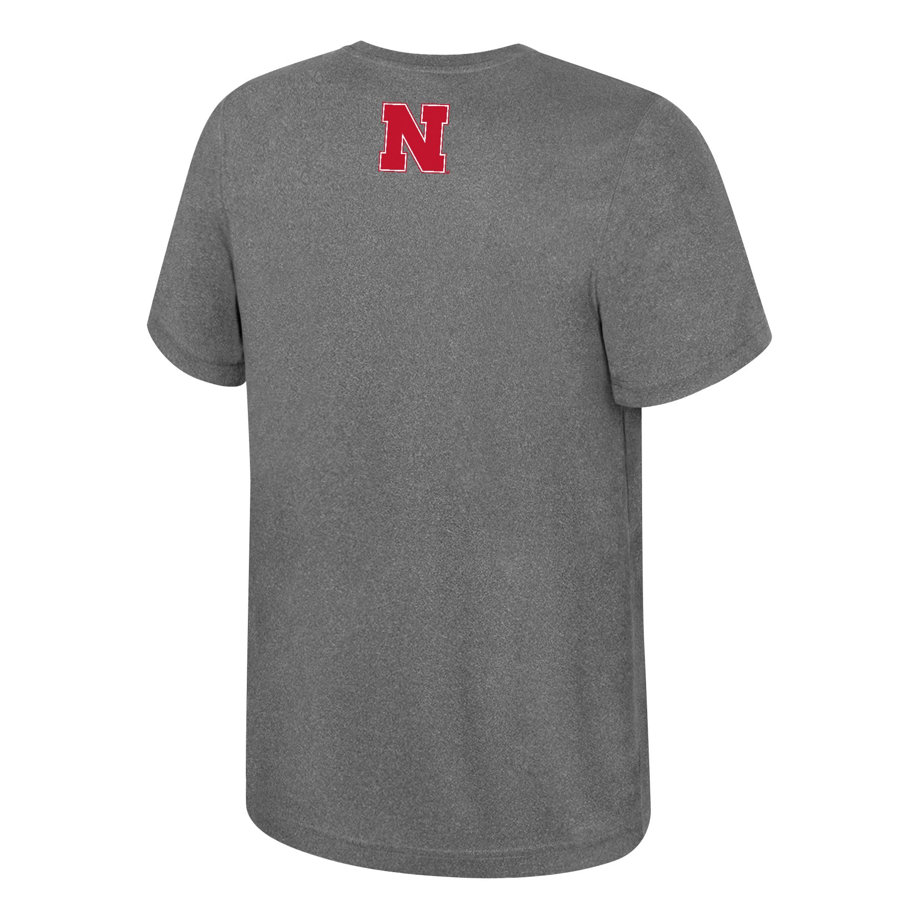 Youth Ortiz Short Sleeve Tee - Heather Charcoal - Nebraska Cornhuskers