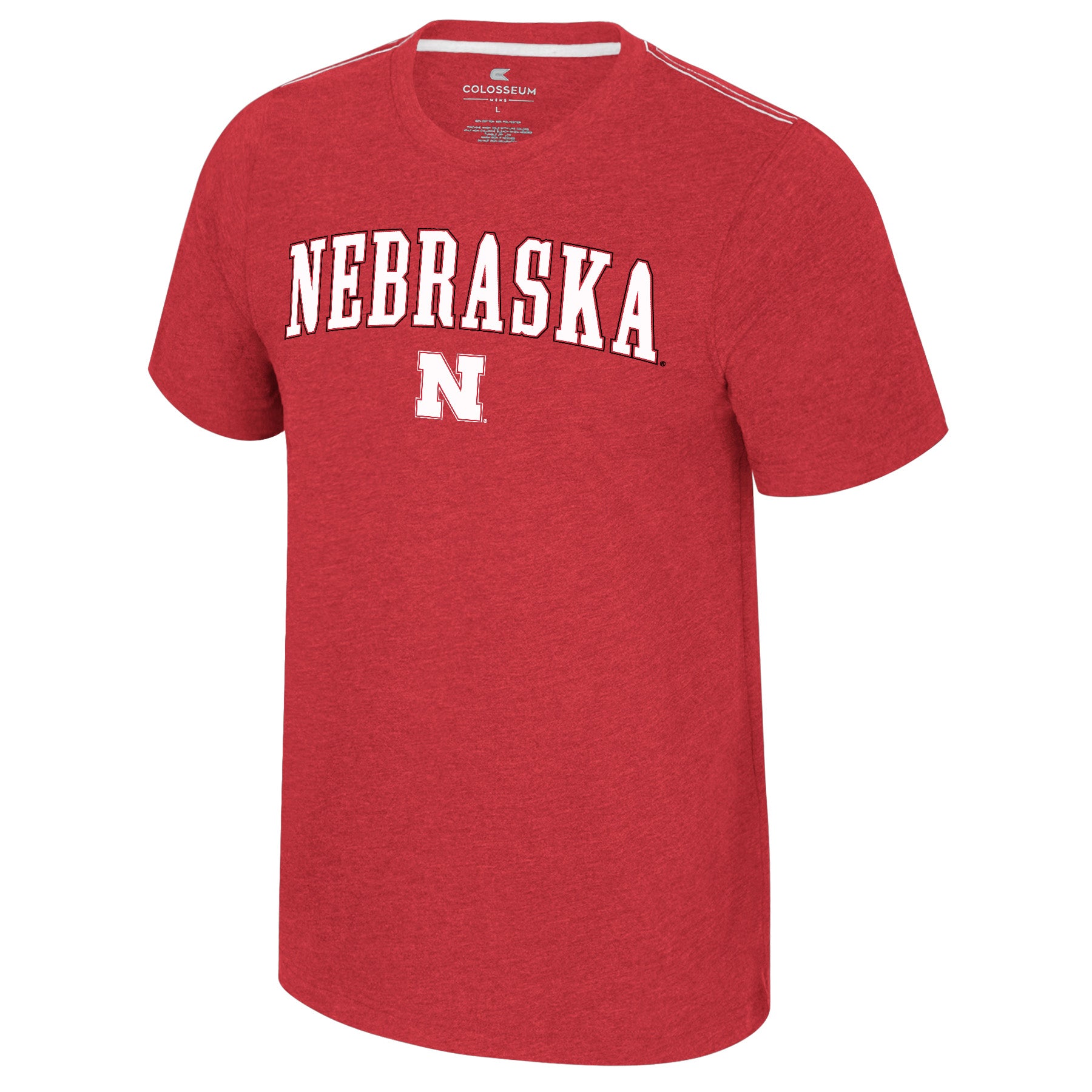 Carmy Short Sleeve Tee in Red - Nebraska Cornhuskers