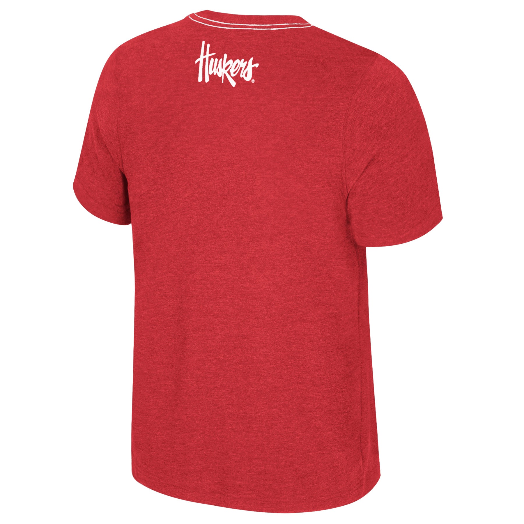 Carmy Short Sleeve Tee in Red - Nebraska Cornhuskers