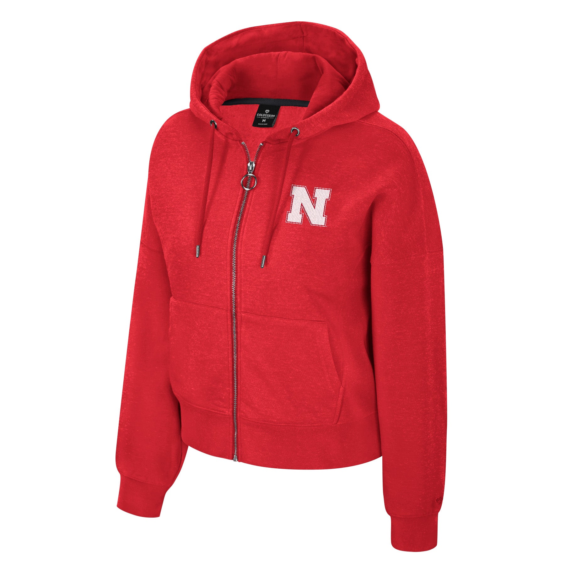 Claire Full Zip Hoodie in Red - Nebraska Cornhuskers