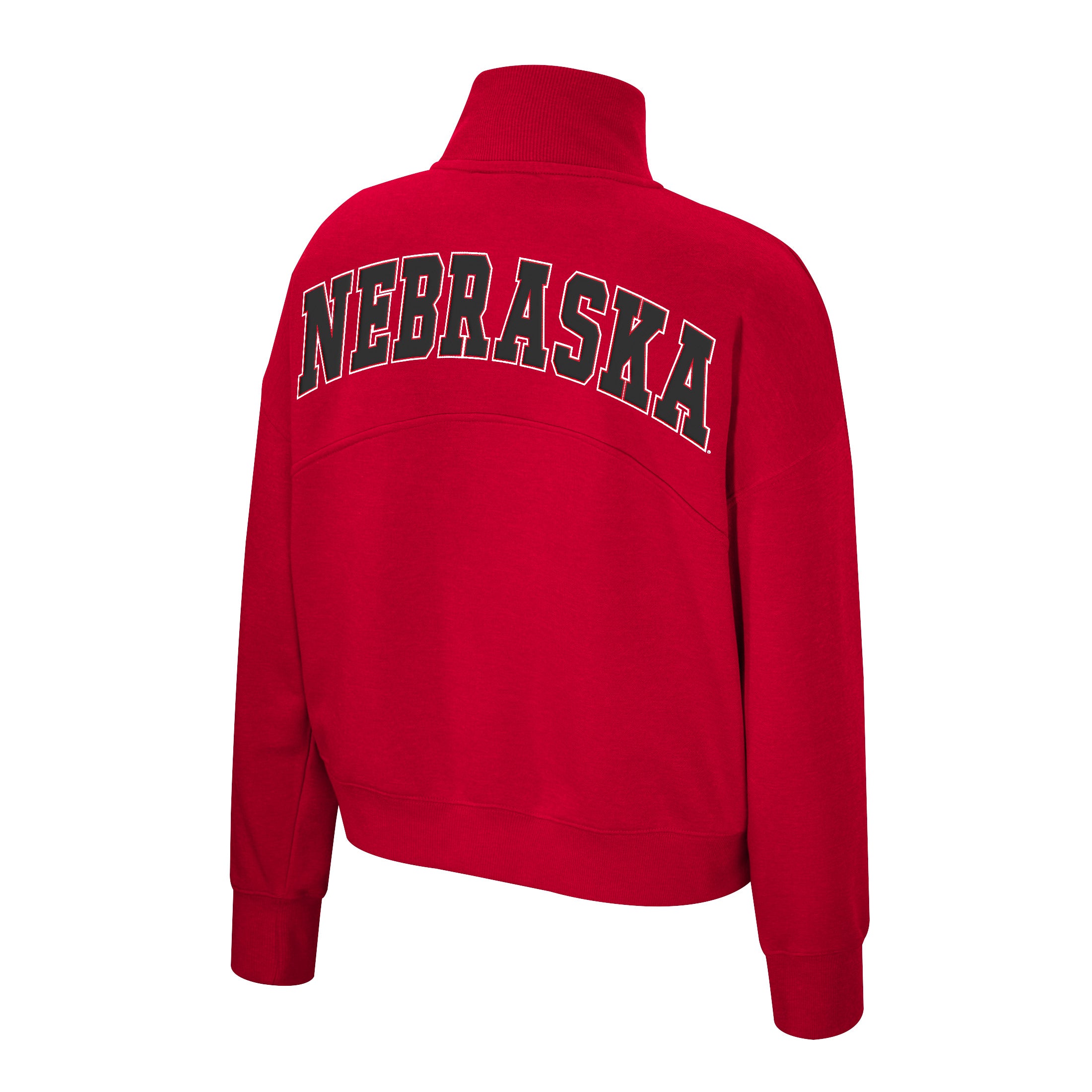 Claire Half Zip Fleece in Red - Nebraska Cornhuskers