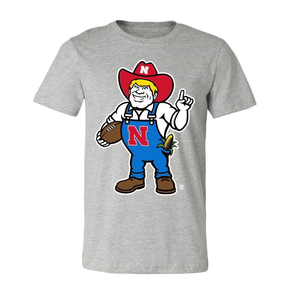 Classic Herbie Athletic Heather Tee - Nebraska Cornhuskers