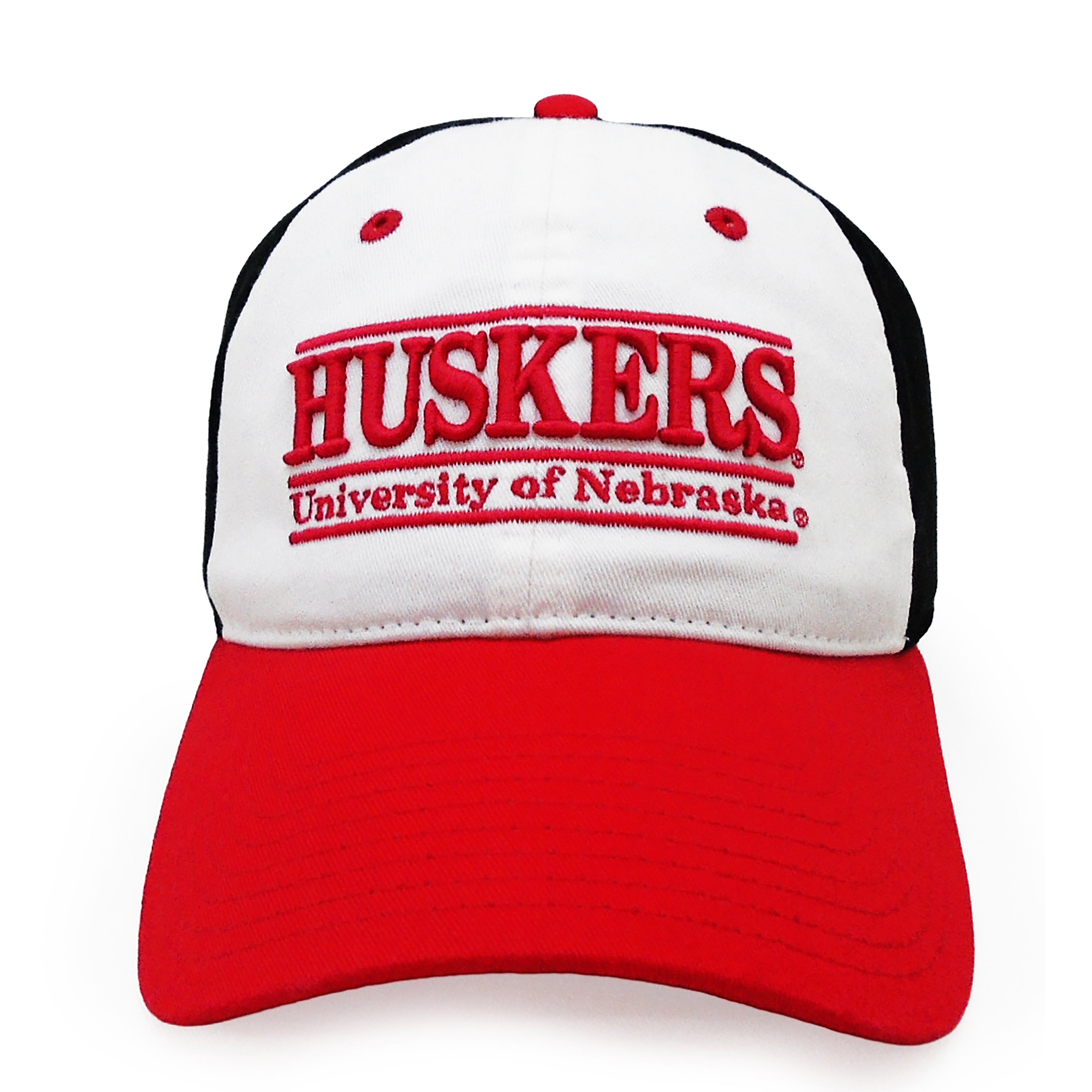 Classic Twill Relaxed in Two Toned Hat, Curved Bill, Strapback - Nebraska Cornhuskers