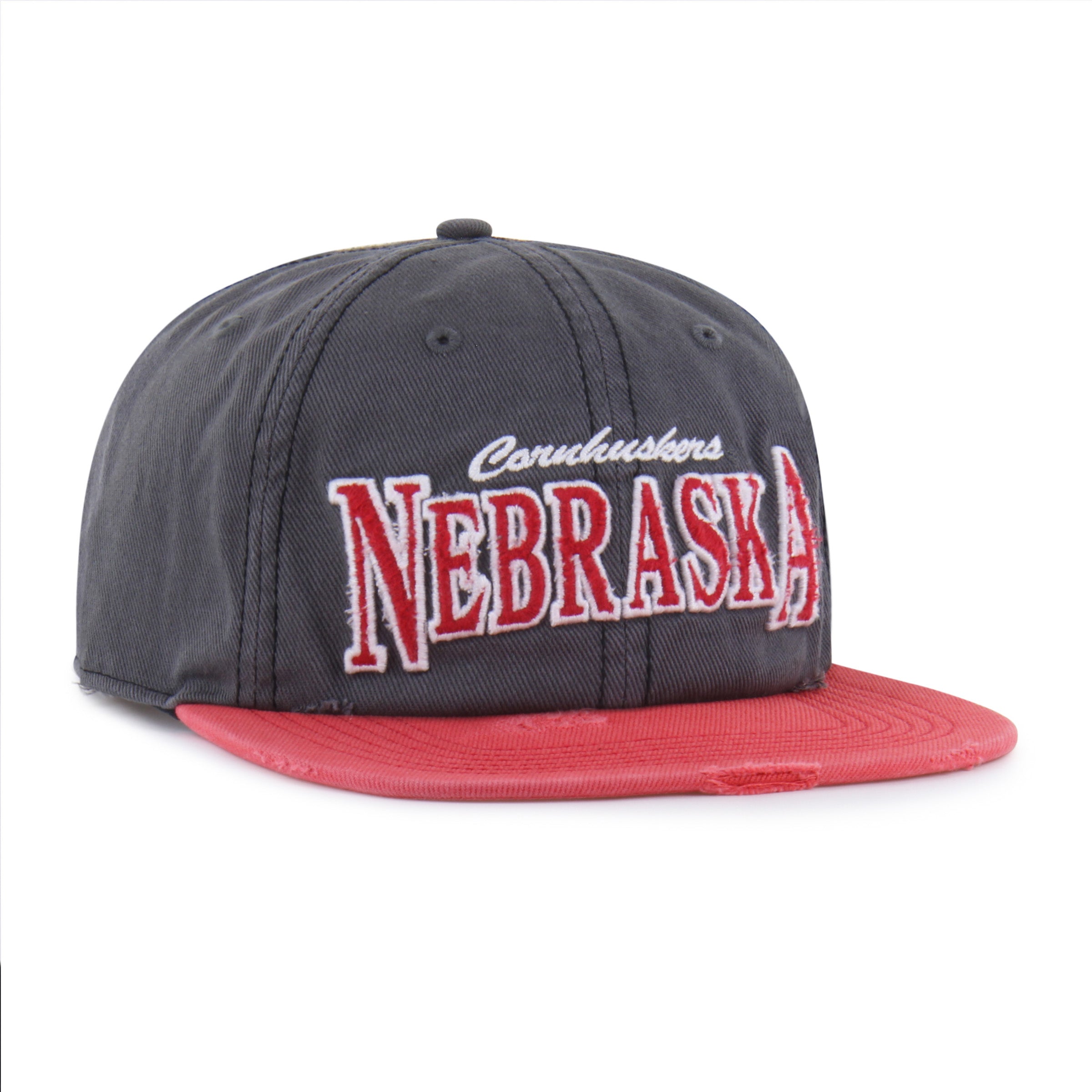 Coal Cragged '47 Captain Rl Hat, Flat Bill, Snapback - Nebraska Cornhuskers