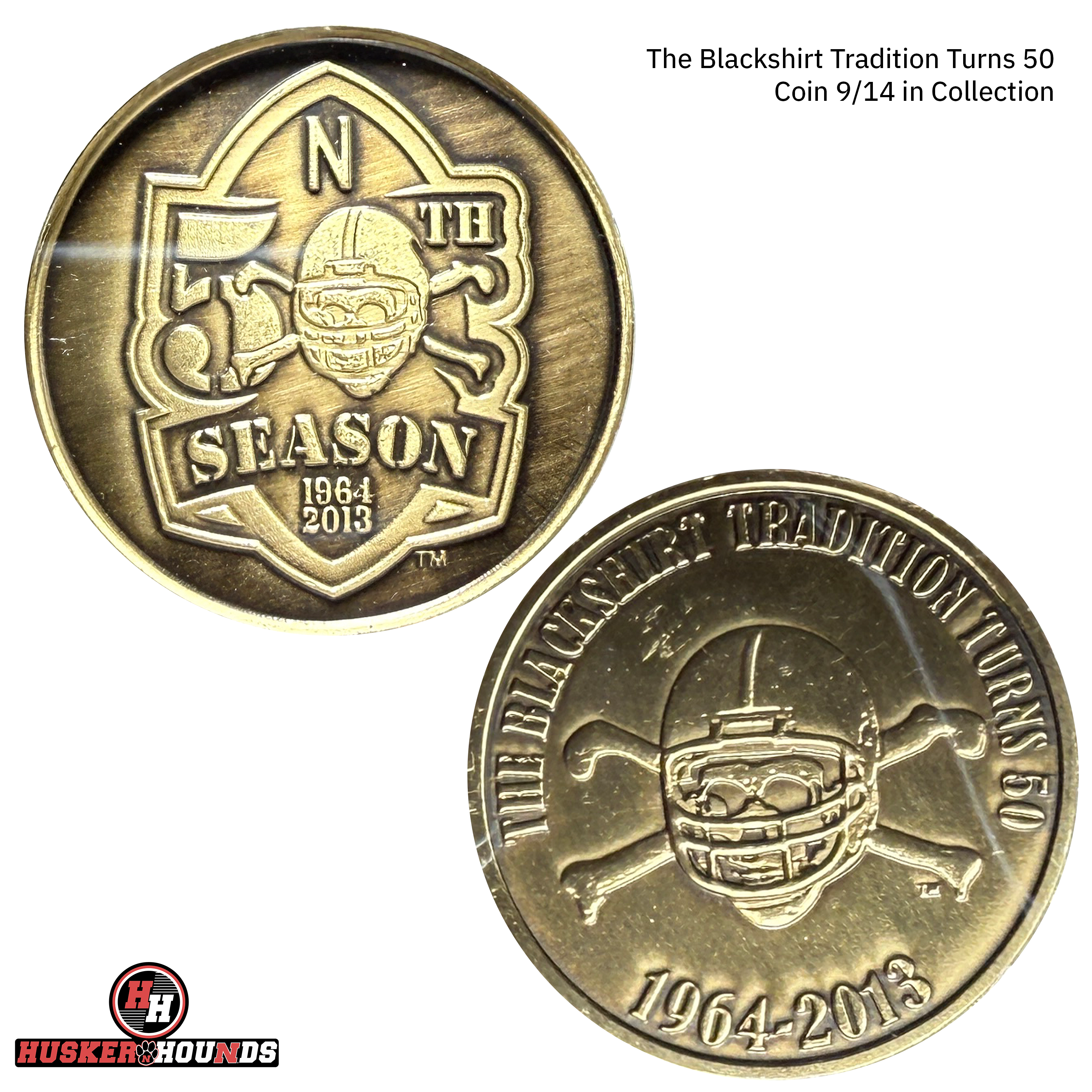 14 Authentic Coin Collection with Case - Nebraska Cornhuskers