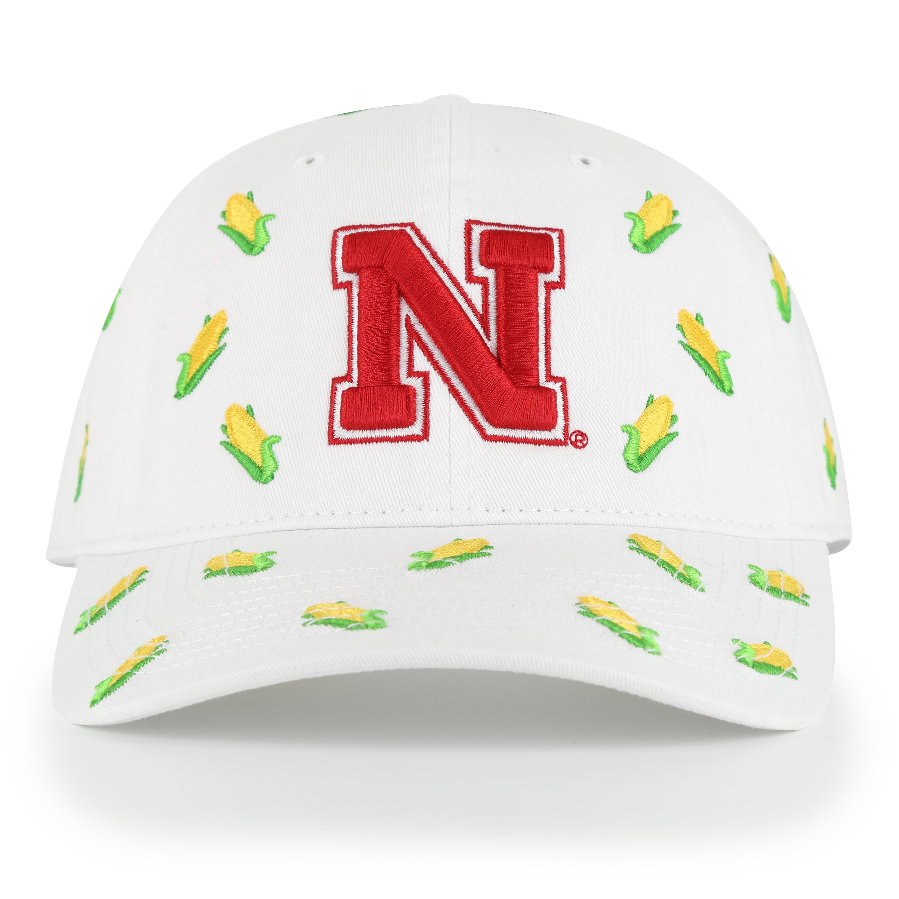 Corn Sprinkle Hat, Curved Bill, Strapback - Nebraska Cornhuskers