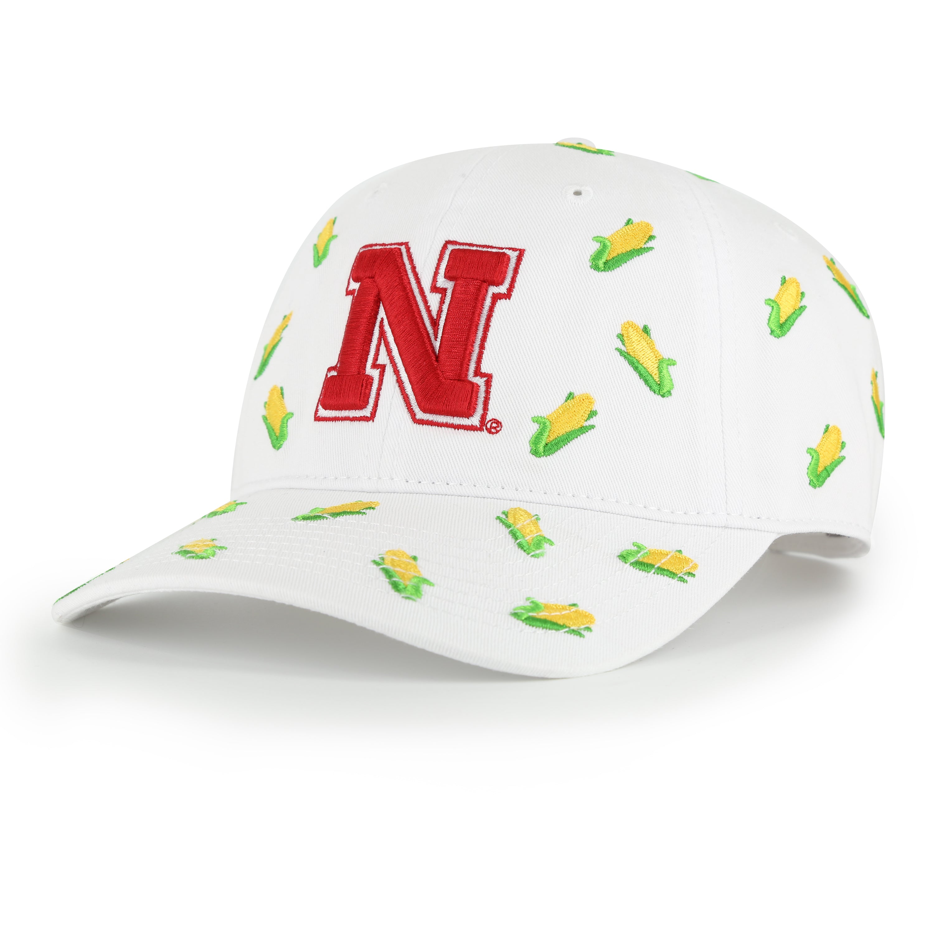Corn Sprinkle Hat, Curved Bill, Strapback - Nebraska Cornhuskers