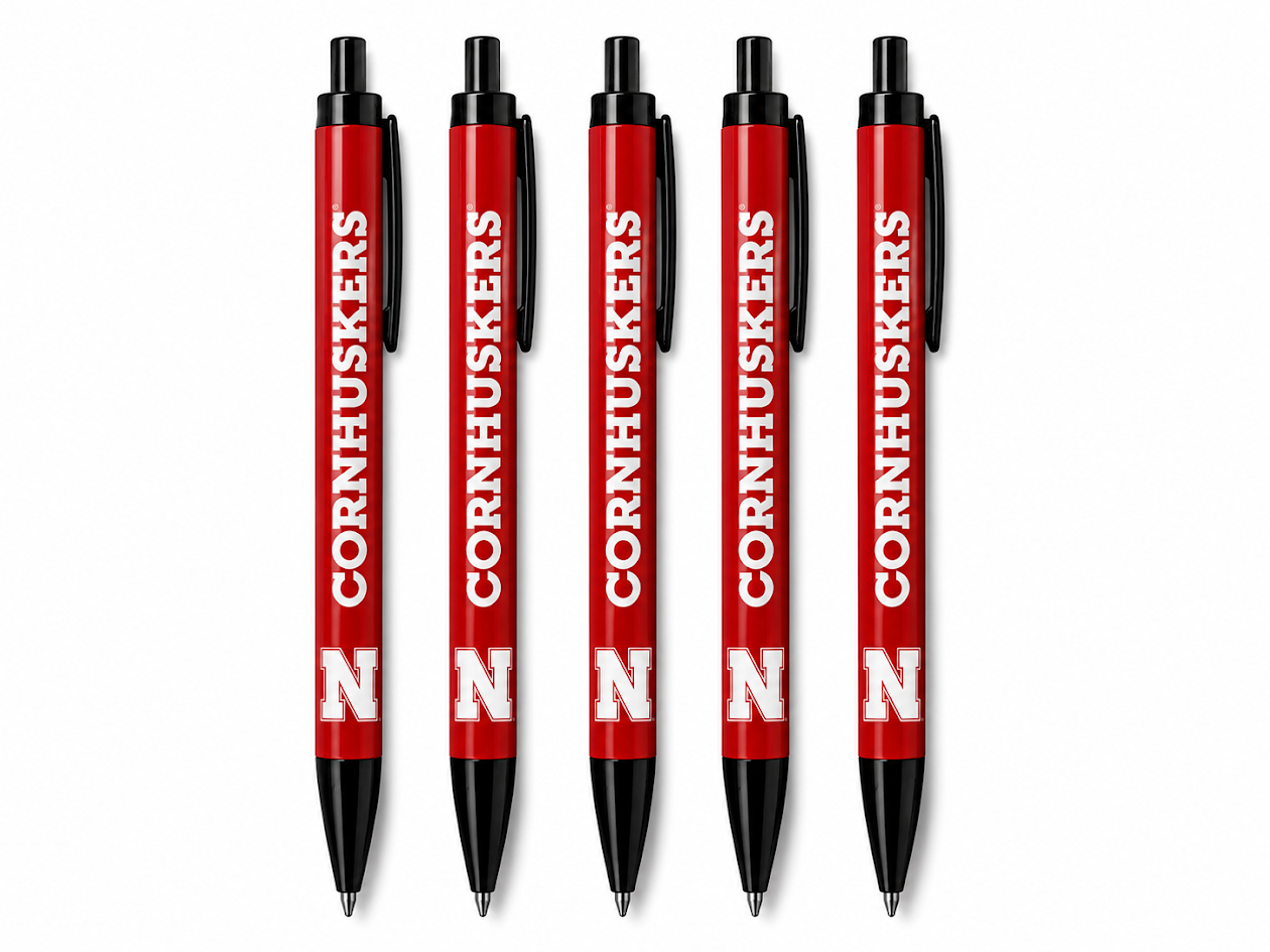 Cornhuskers 5-pack Pens