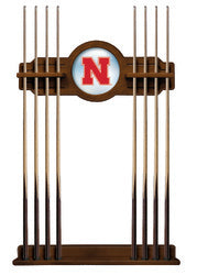 Cue Rack Chardonnay Wood Finish - Holland - Nebraska Cornhuskers