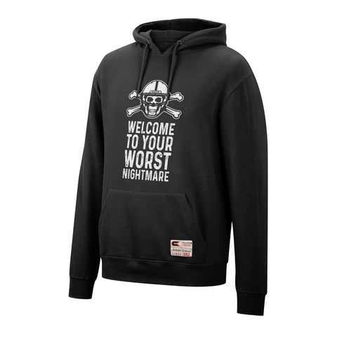 Welcome to Your Worst Nightmare Blackout Hoodie - Nebraska Cornhuskers