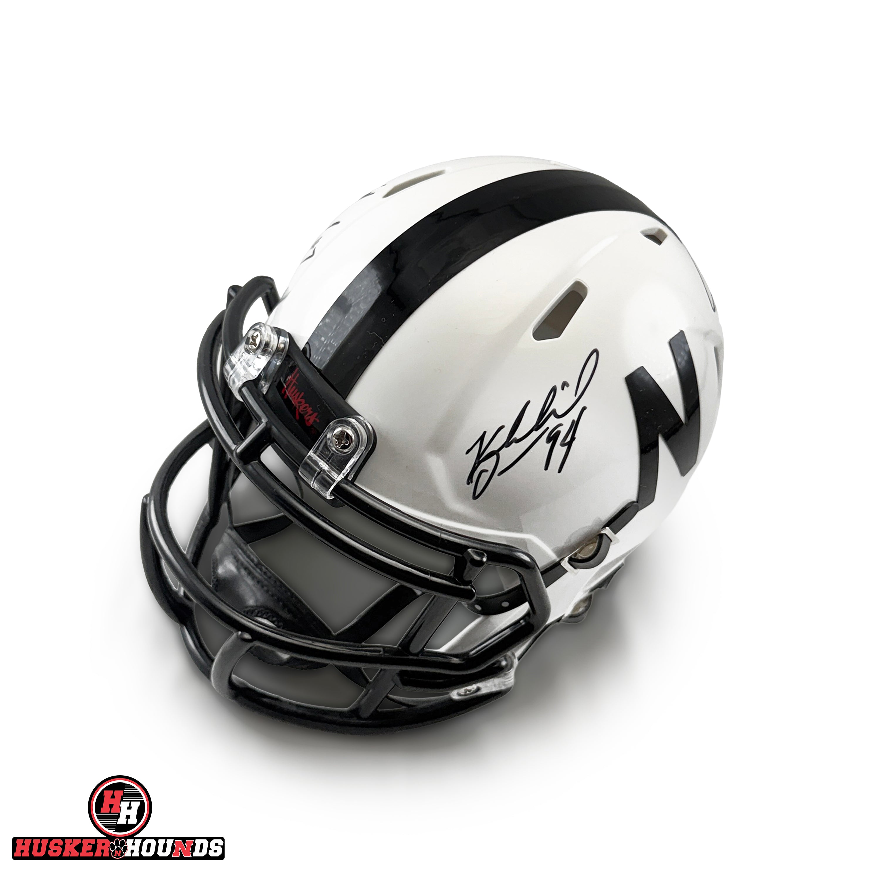 Davis and Barry Autographed Speed Mini Helmet - Nebraska Cornhuskers