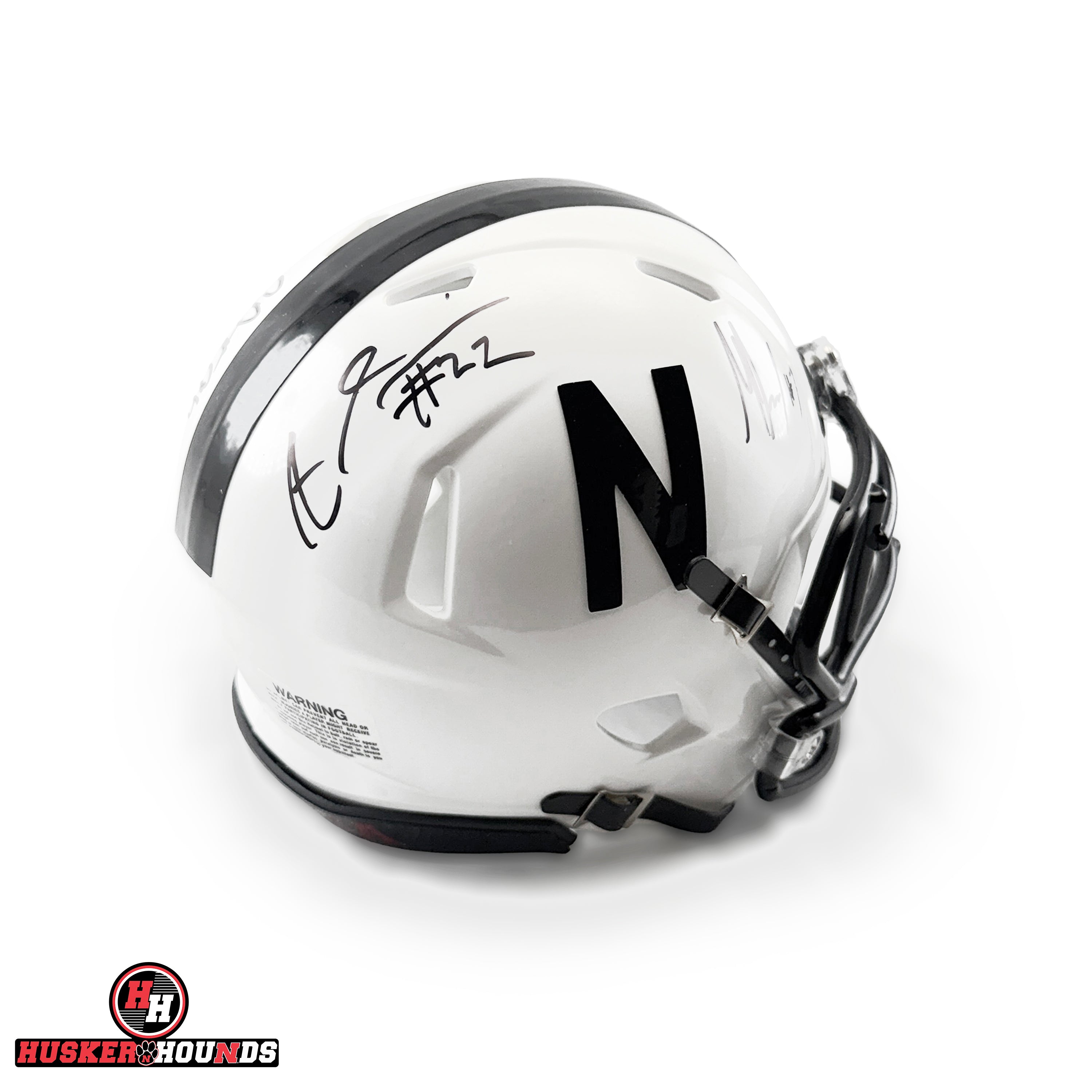 Davis and Barry Autographed Speed Mini Helmet - Nebraska Cornhuskers