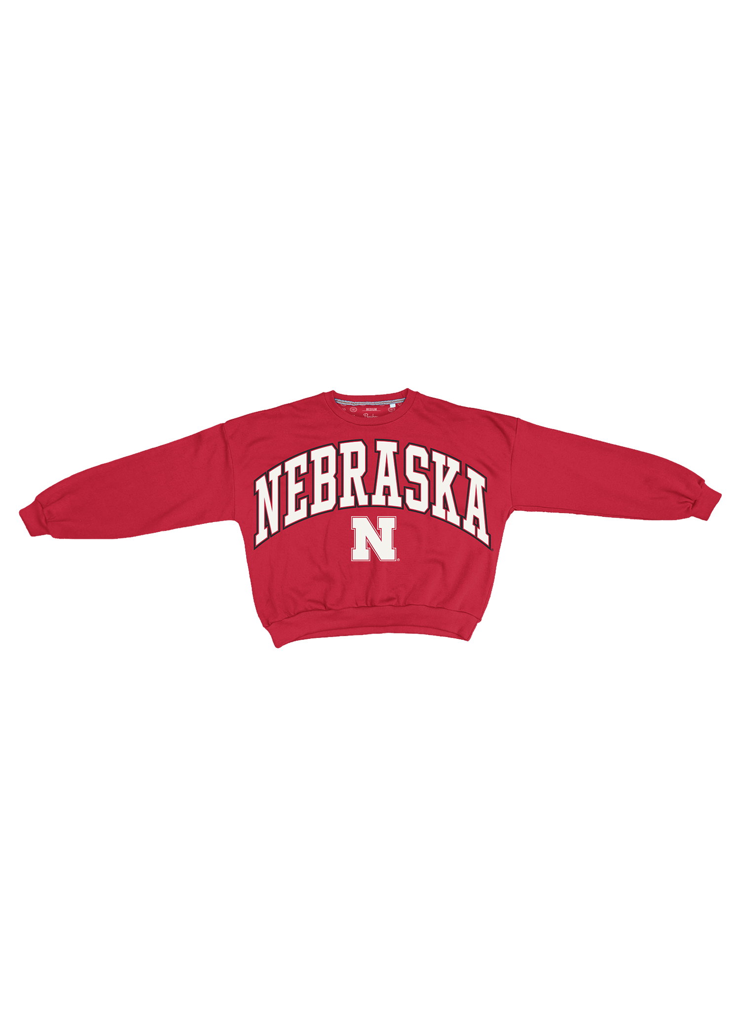 Deep Basic Arch Logo Sweeper Pressbox - Nebraska Cornhuskers