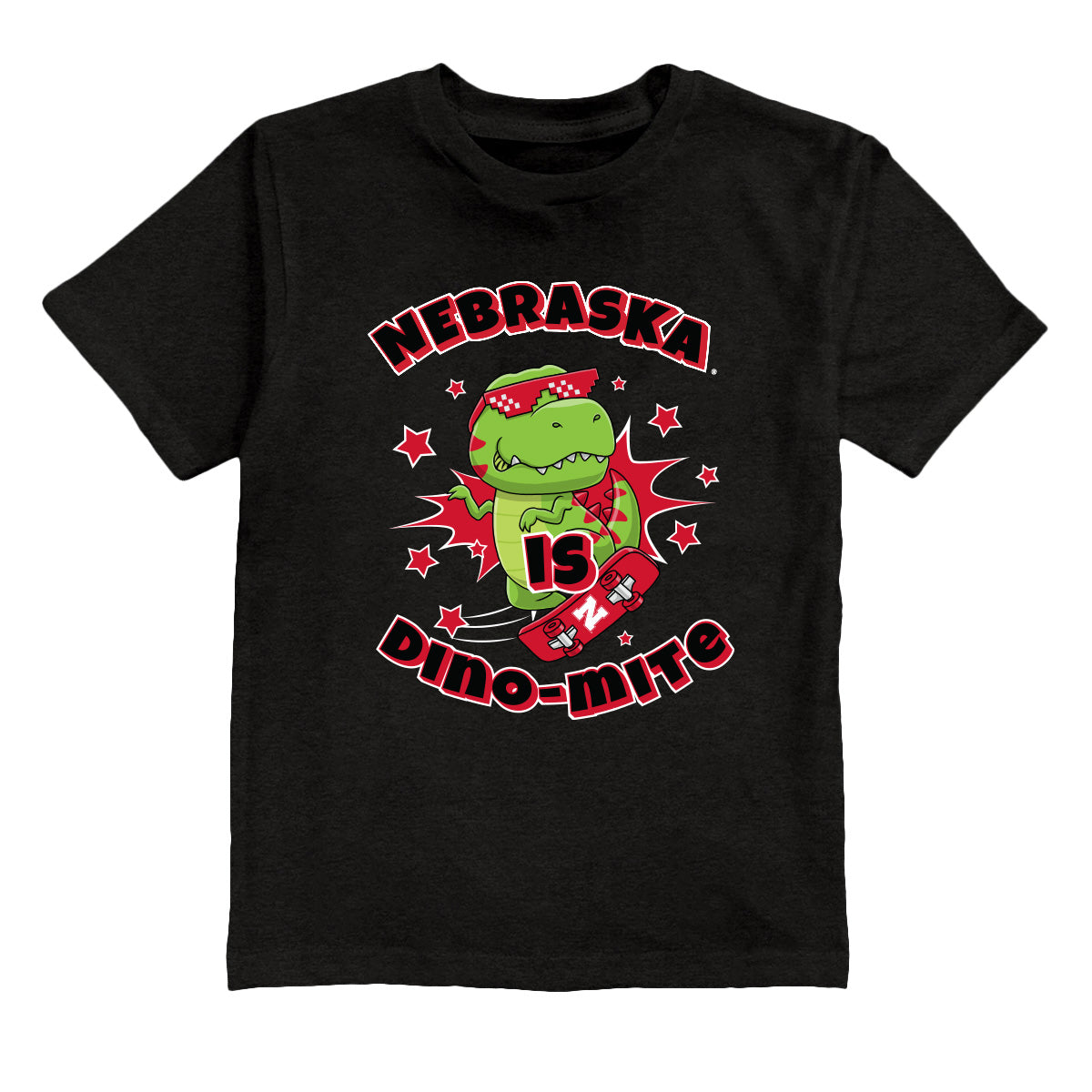 Dino-Mite Ian Toddler T-Shirt - Nebraska Cornhuskers