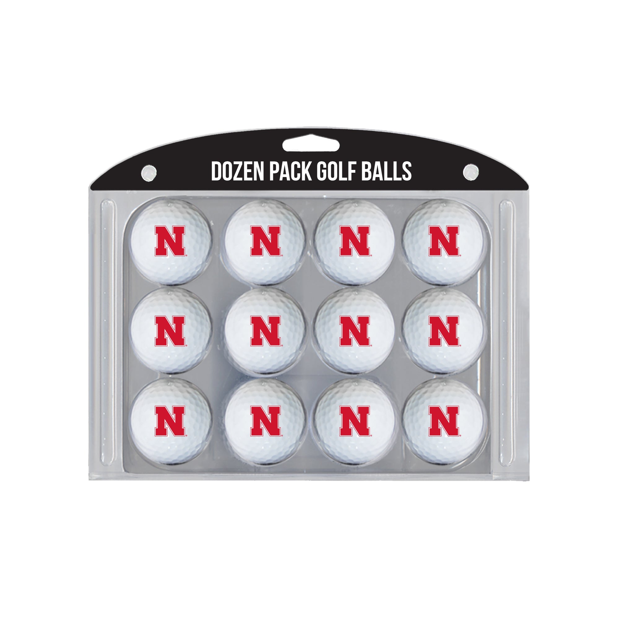 Dozen Golf Balls - Nebraska Cornhuskers
