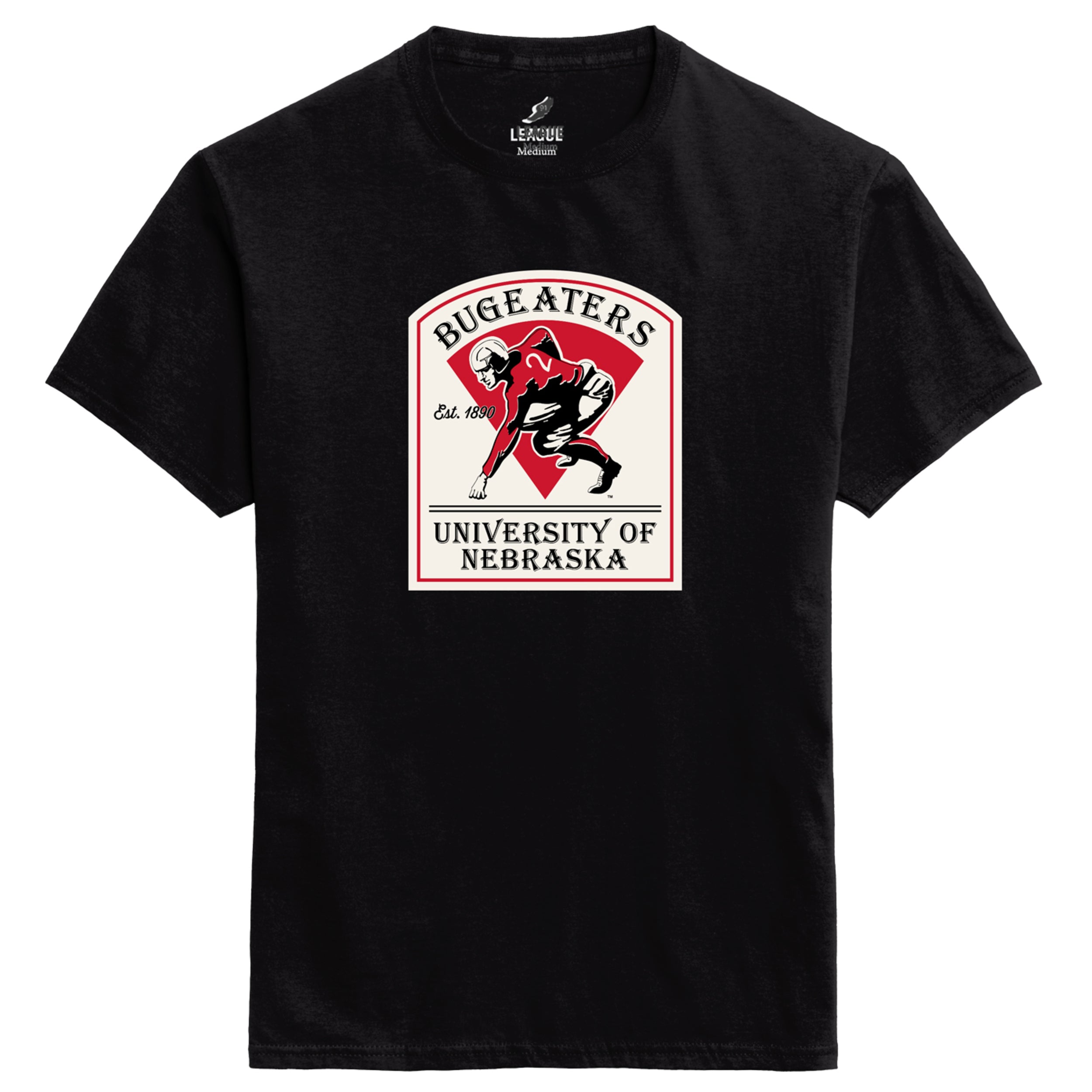 EZ Bugeaters in Black Short Sleeve Tee - Nebraska Cornhuskers