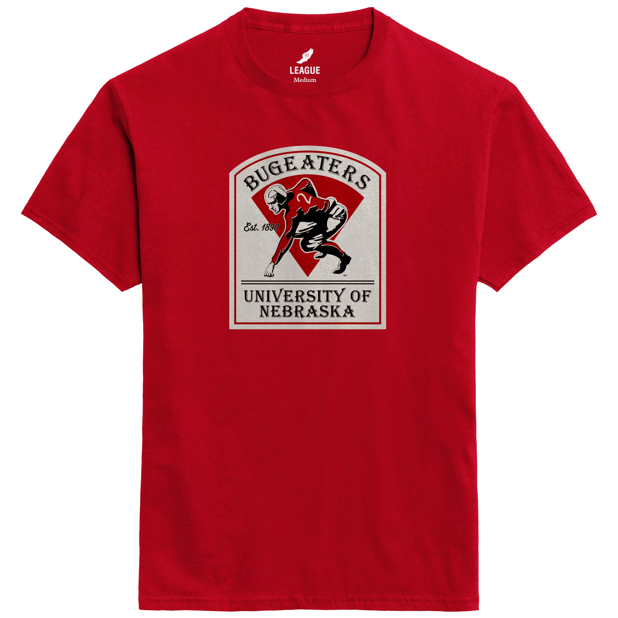 EZ Bugeaters in Red Short Sleeve Tee - Nebraska Cornhuskers