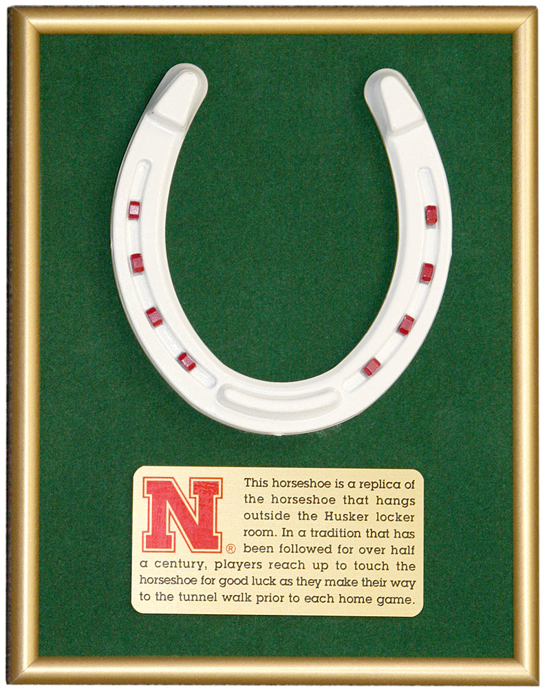 Husker Tunnel-Walk Horseshoe Frame - Nebraska Cornhuskers