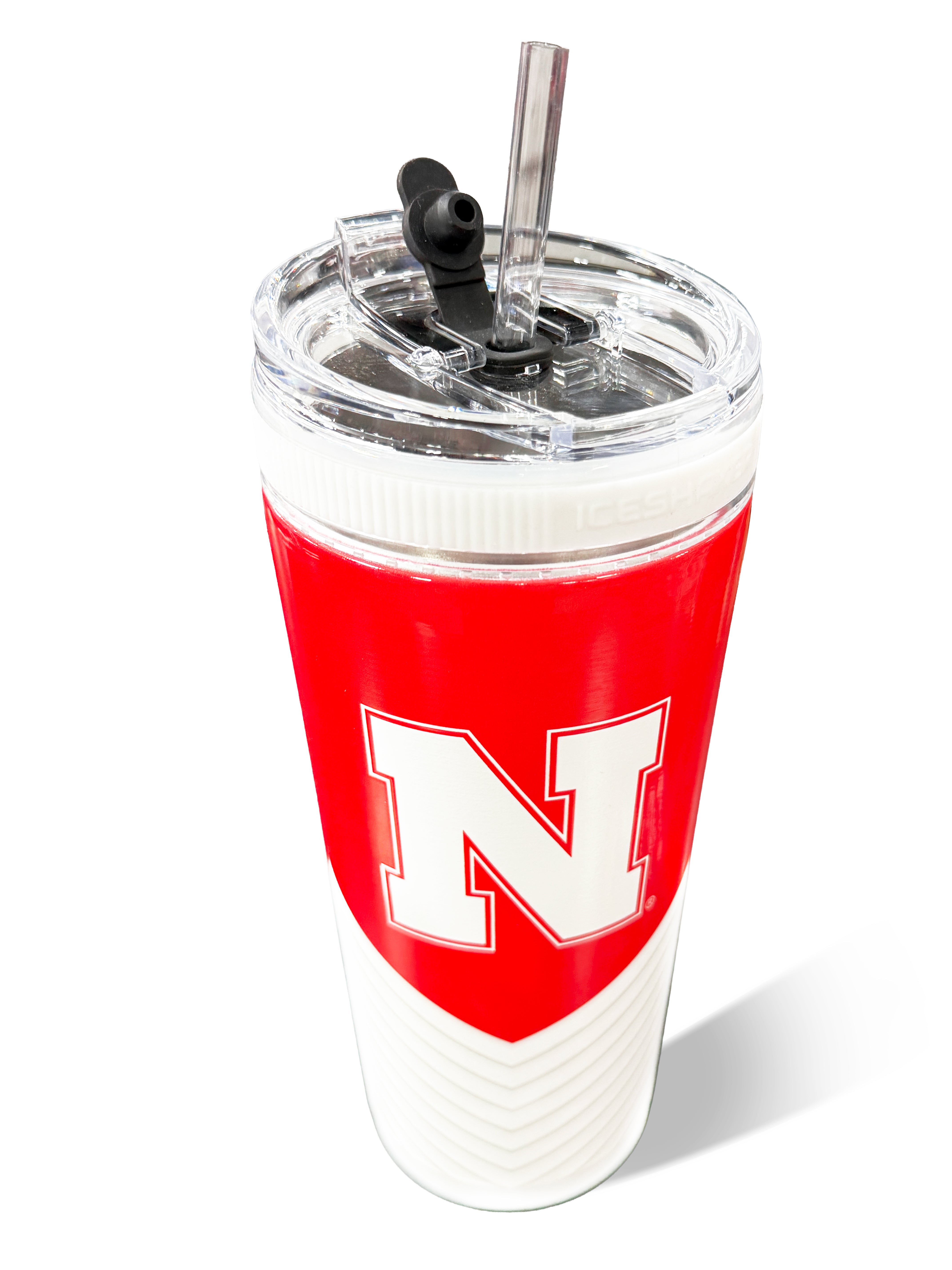 Flex Ice Shaker 26oz Stainless Steel Bottle - Nebraska Cornhuskers