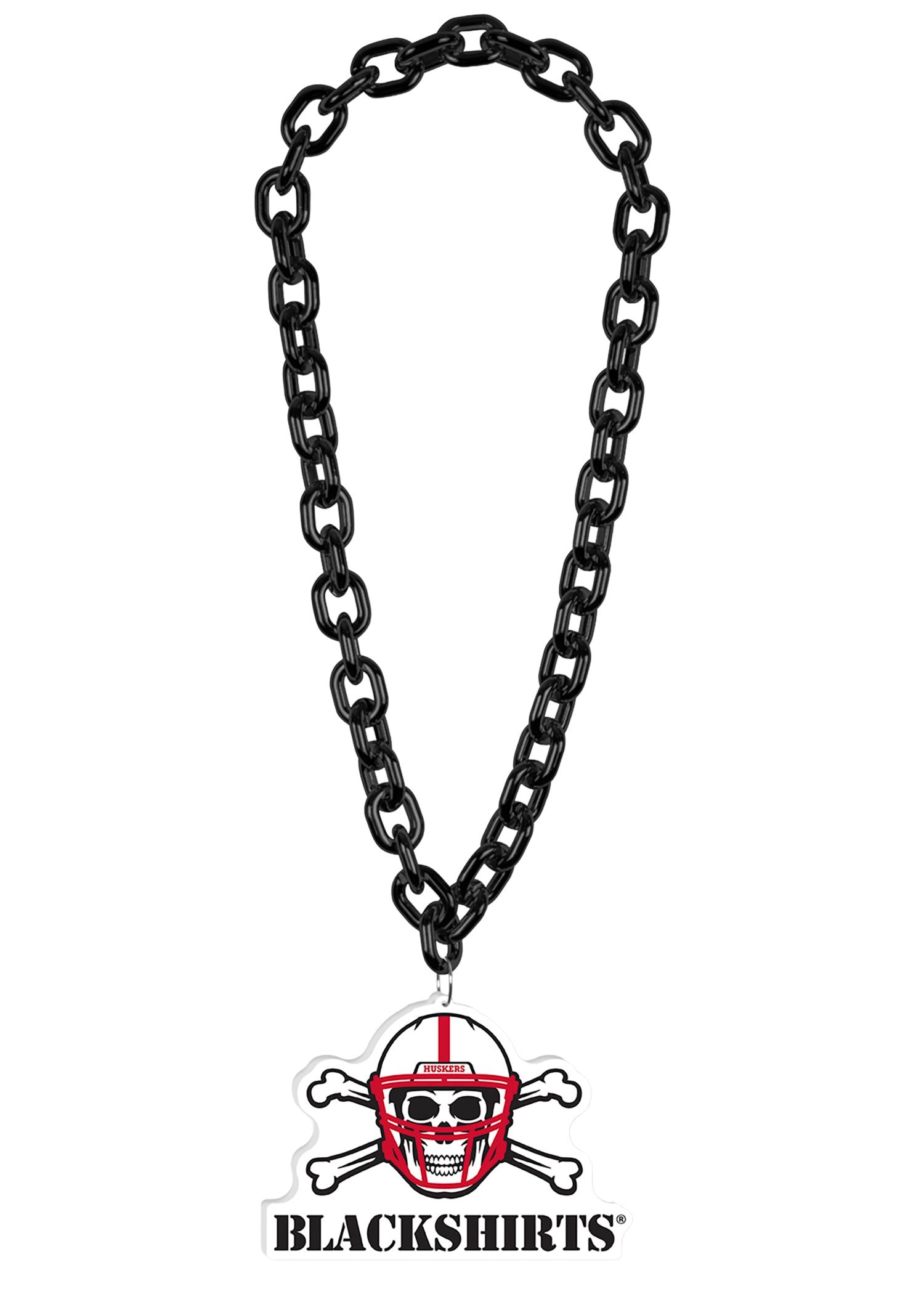 Foam Blackshirts Game-Day Chain Necklace - Nebraska Cornhuskers