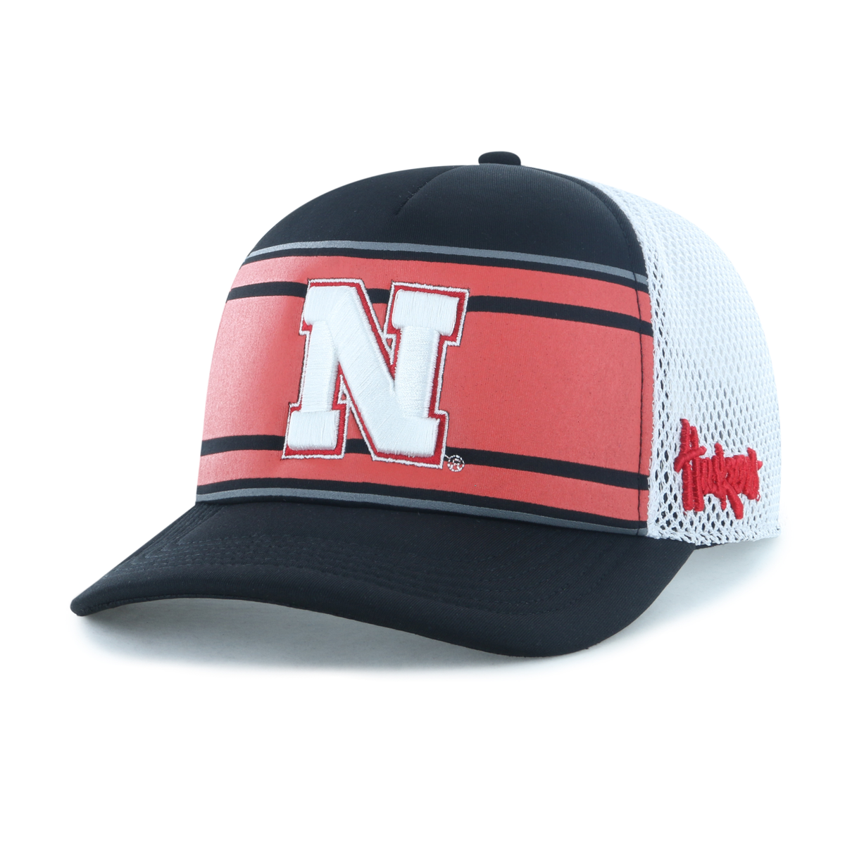 Foam Trucker Hat, Curved Bill, Snapback - Nebraska Cornhuskers