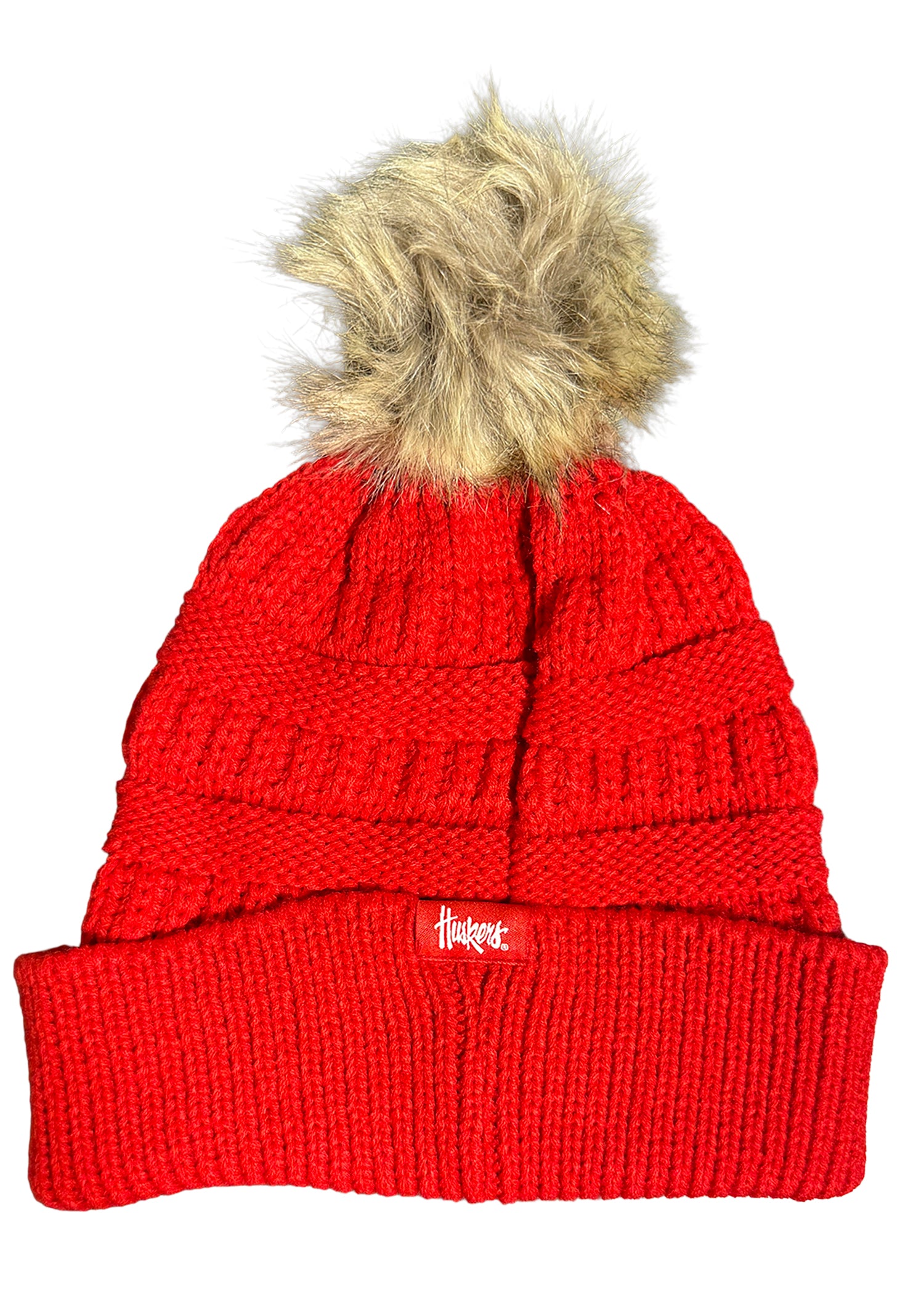 Women's Red Destiny Cuff Beanie