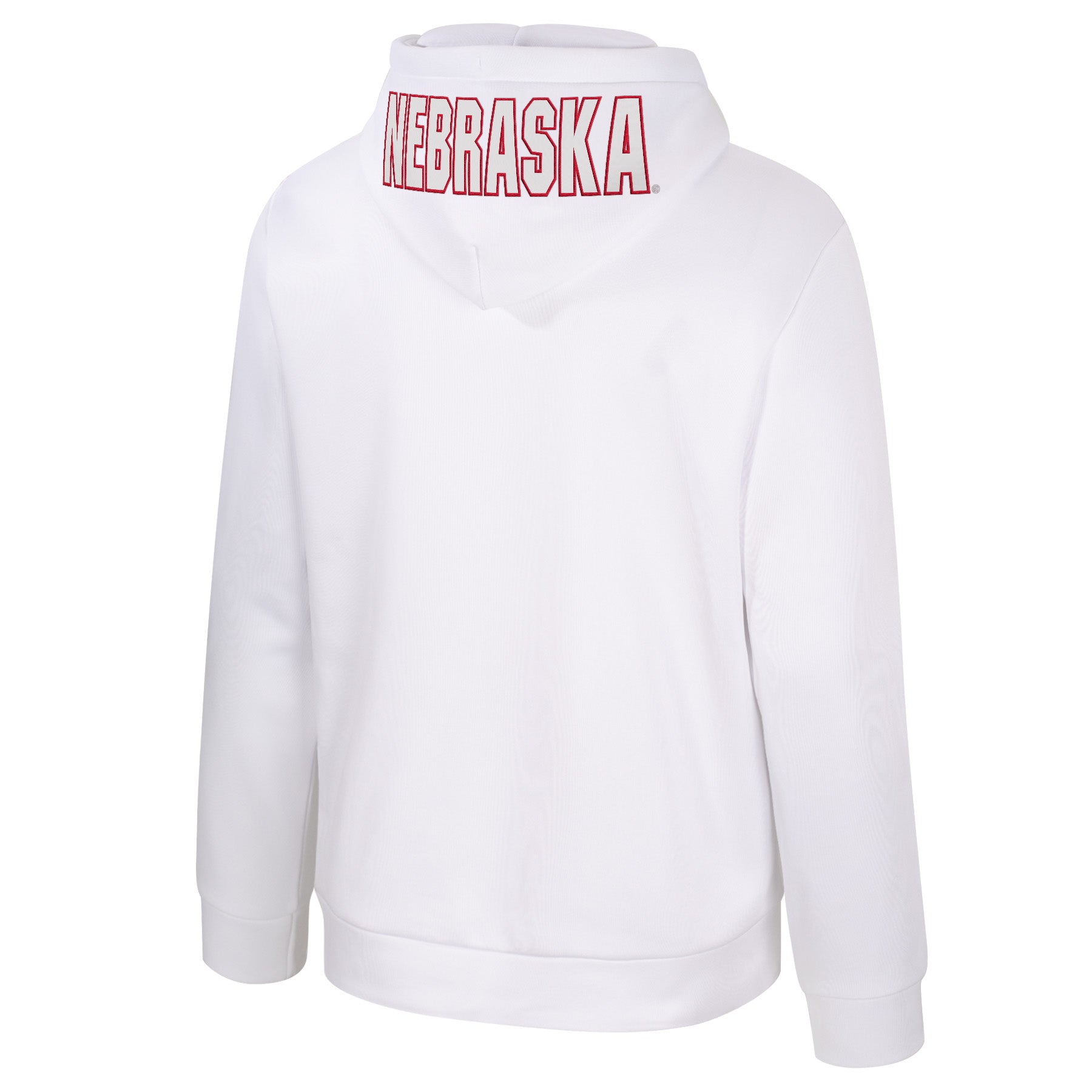 Freezer Burn Hoodie in White - Nebraska Cornhuskers