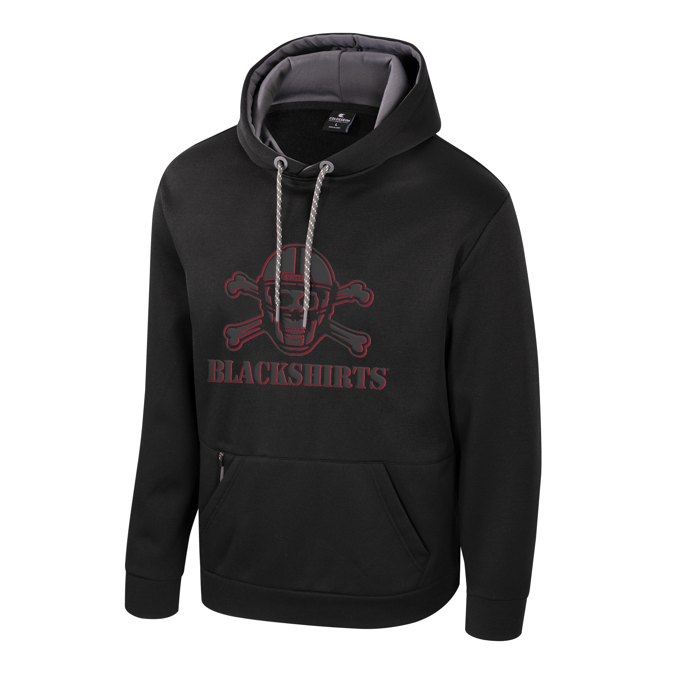 Fridge Black Out Blackshirts Hoodie in Black - Nebraska Cornhuskers