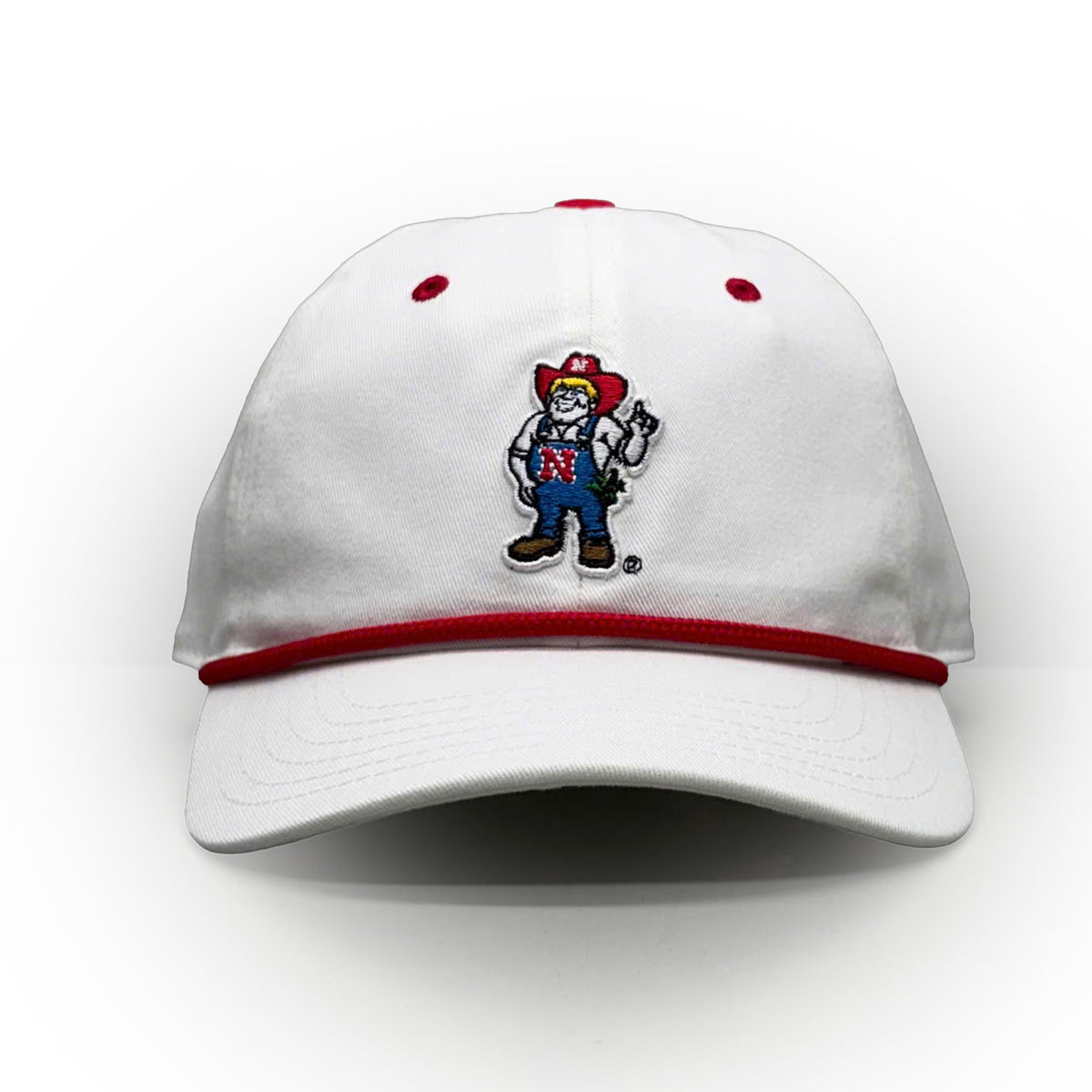 YOUTH Rope Herbie Hat, Curved Bill, Snapback - Nebraska Cornhuskers