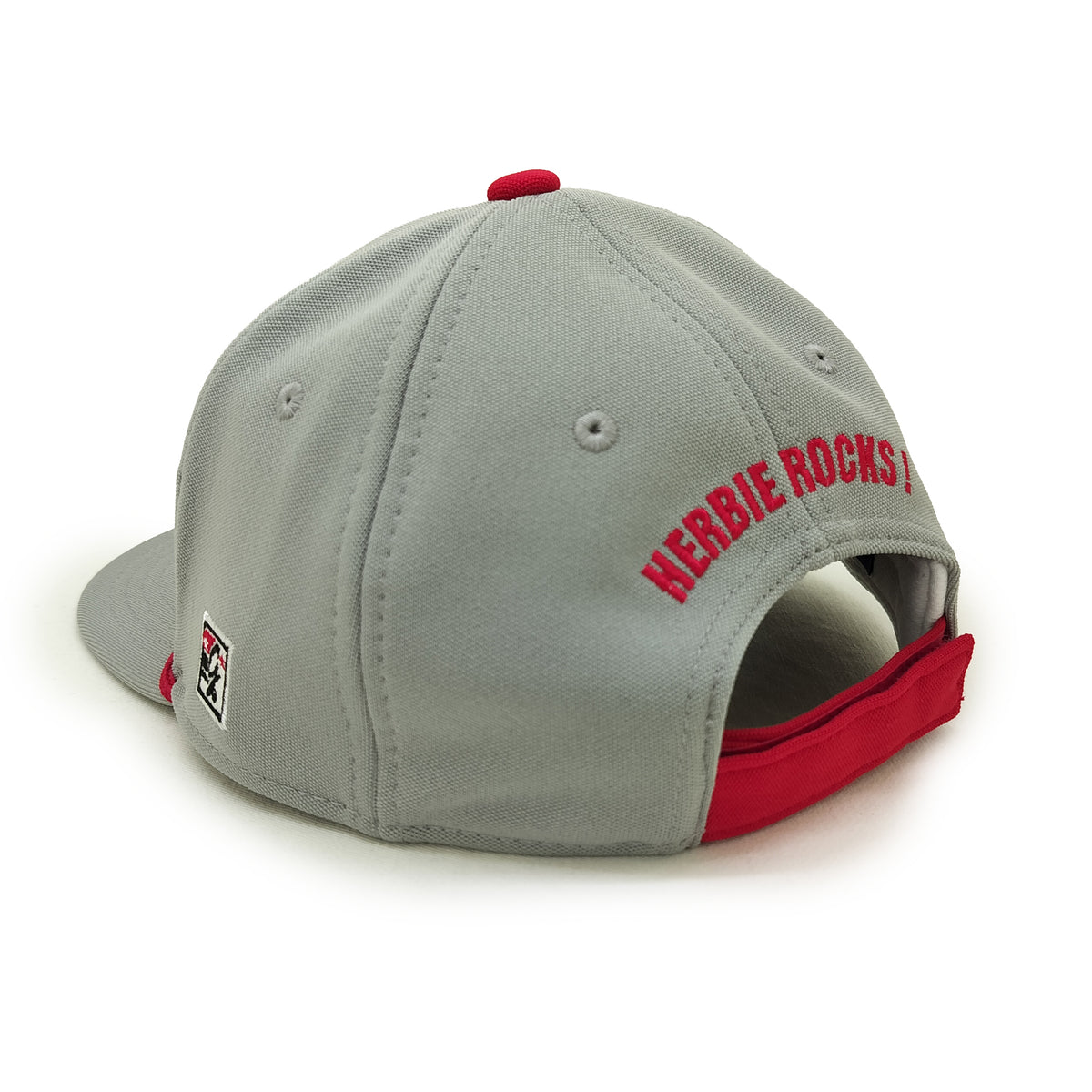 Herbie Rocks Hat, Pre-Curved Bill, Adjustable Velcro - Nebraska Cornhuskers