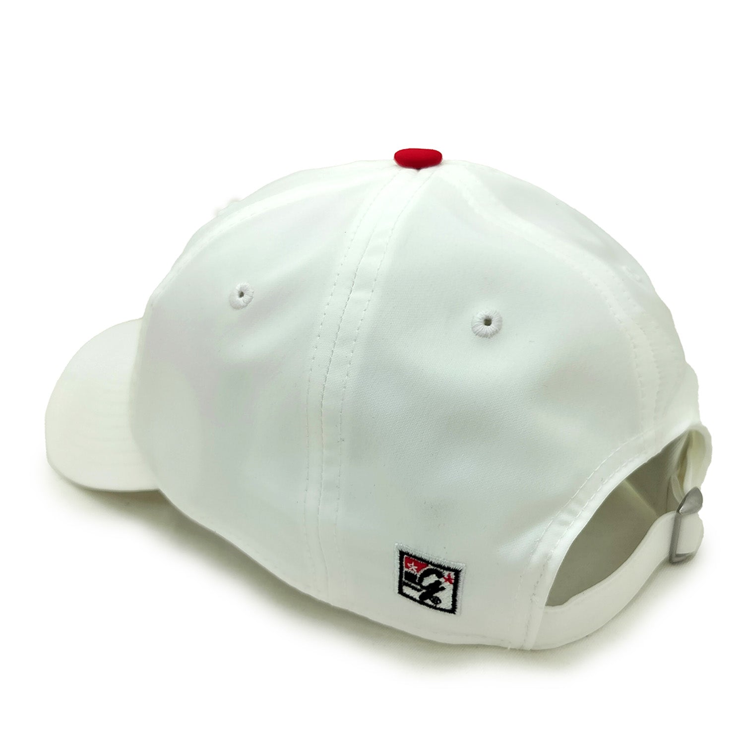 GameChanger Ladies White Hat, Curved Bill, Strapback - Nebraska Cornhuskers