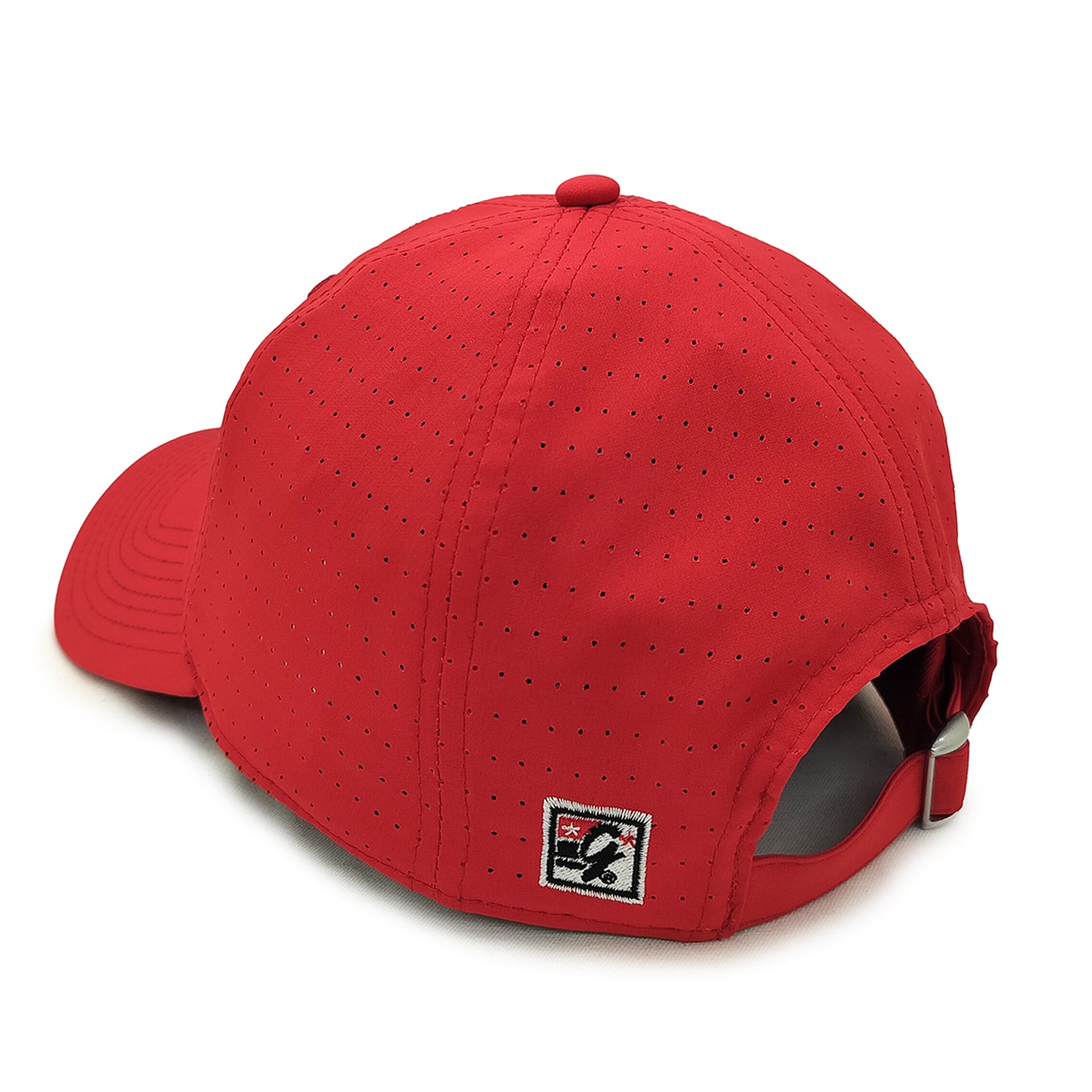 GameChanger Perforated Ladies Red Hat, Curved Bill, Strapback - Nebraska Cornhuskers