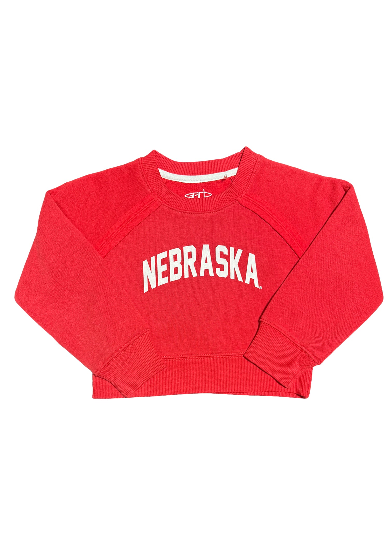 Girl's Toddler Red Crewneck Nebraska Cornhuskers