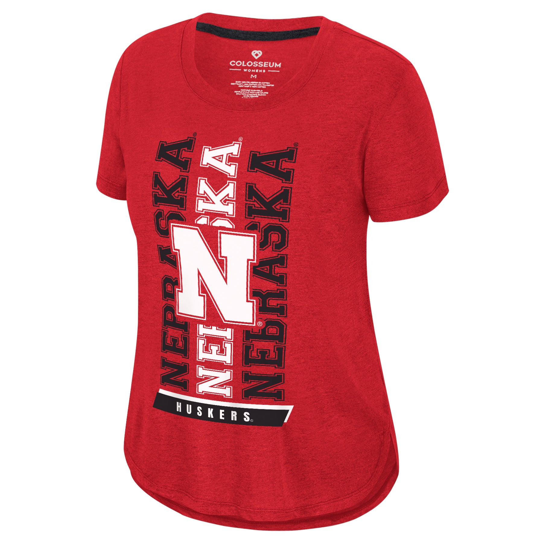 Goes Together Short Sleeve Tee in Red - Nebraska Cornhuskers