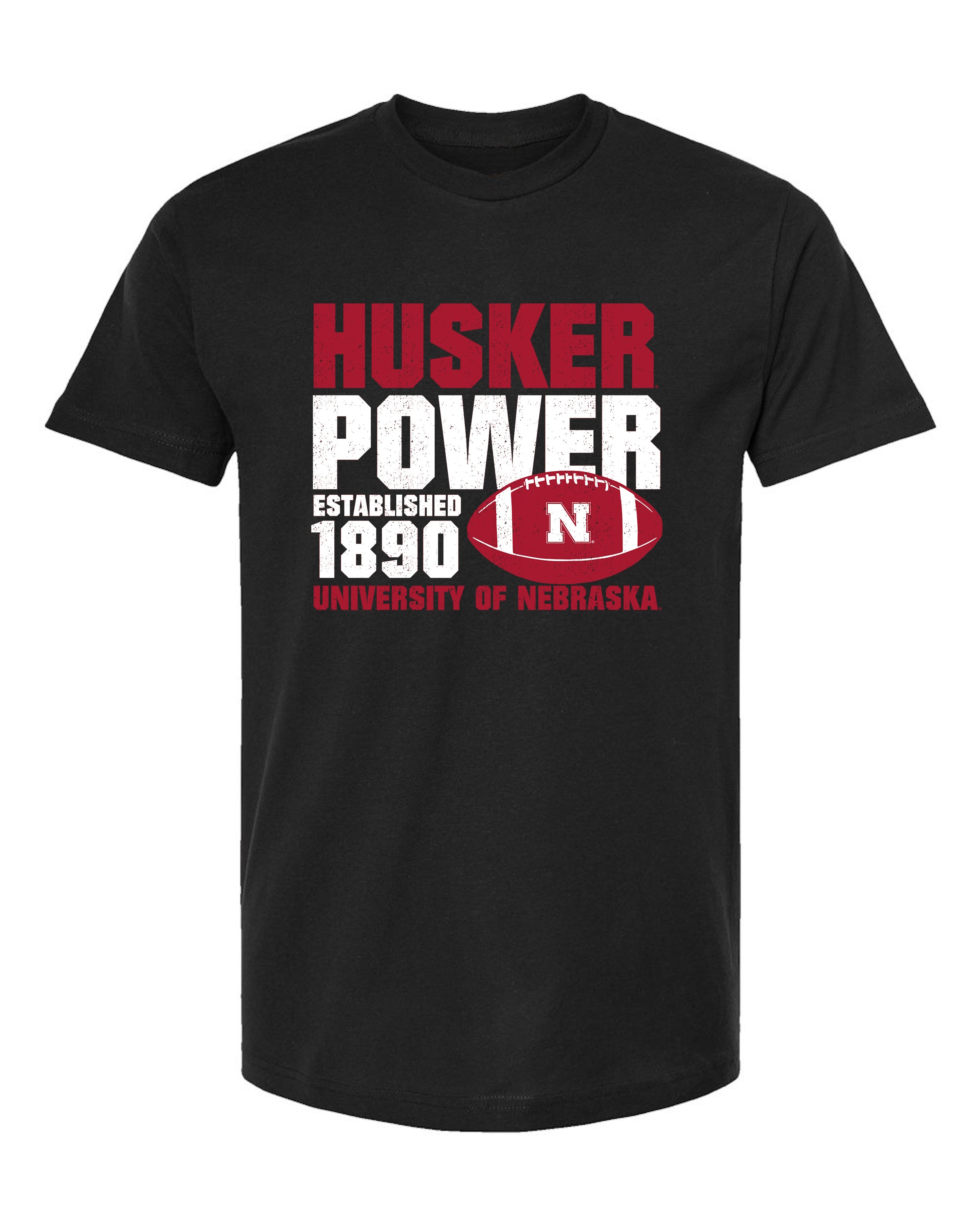 Husker Power 1890 Black Tee - Nebraska Cornhuskers