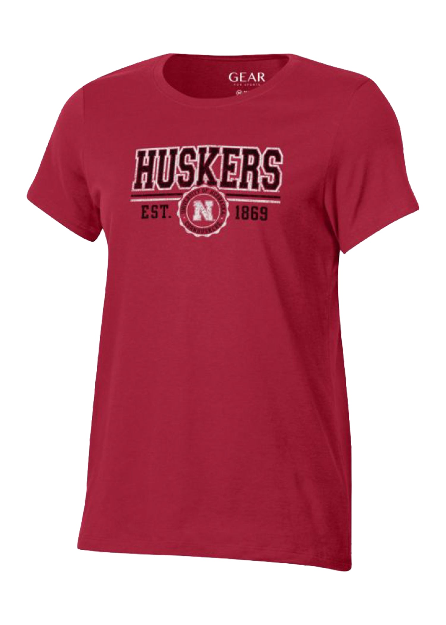 Huskers Est 1869 Red Tee - Nebraska Cornhuskers