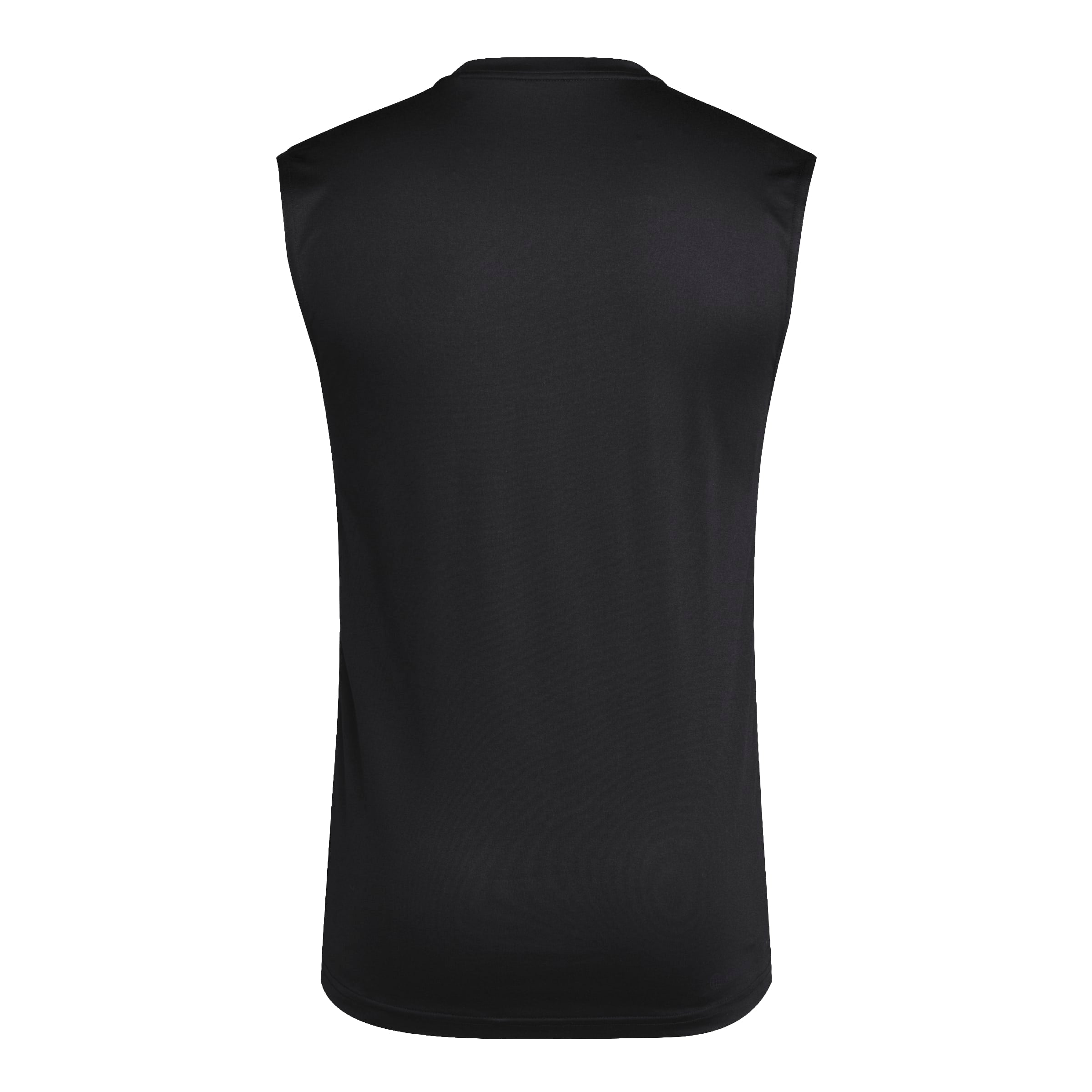 Black Adidas Men's Pregame Block N Sleeveless Tee - Nebraska Cornhuskers