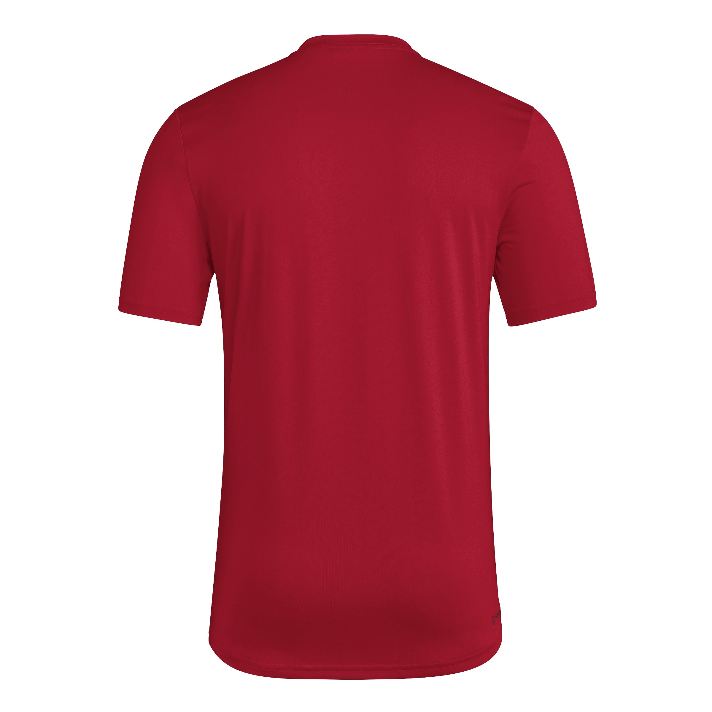 Red Adidas Men's Pregame Block N Short Sleeve Tee - Nebraska Cornhuskers