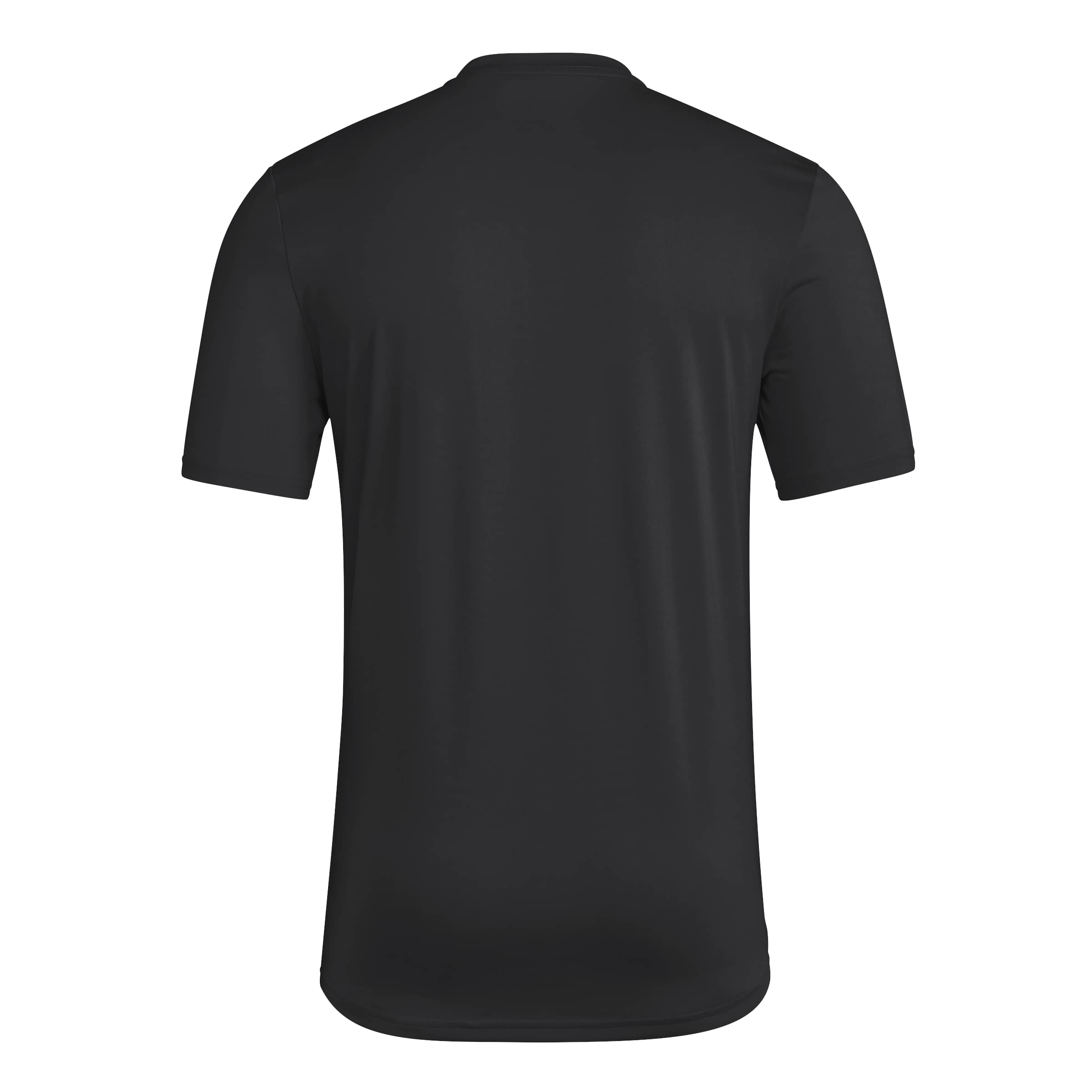 Black Adidas Men's Pregame Block N Short Sleeve Tee - Nebraska Cornhuskers