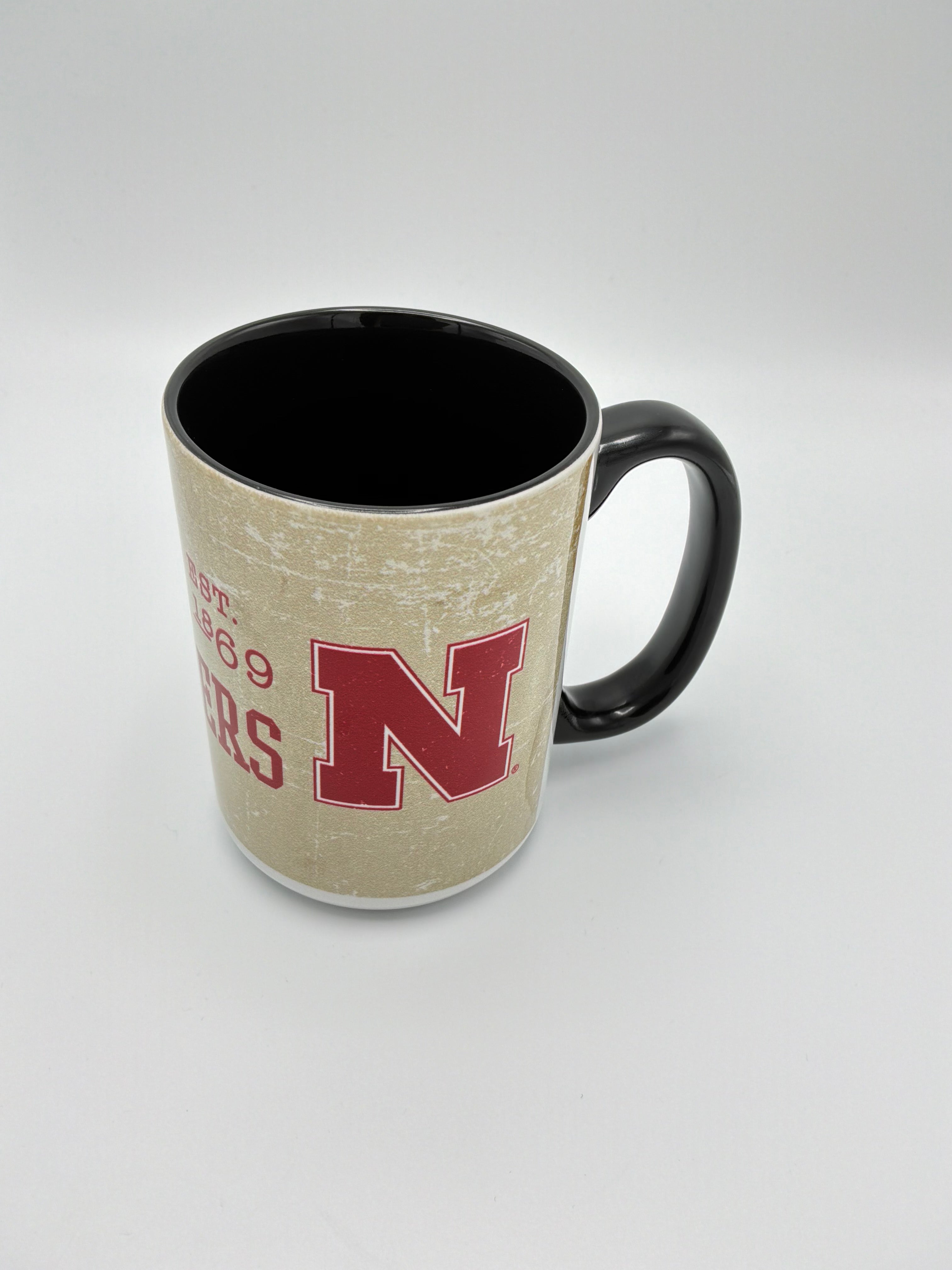 Tan Rugged Nebraska Cornhuskers Varsity Mug