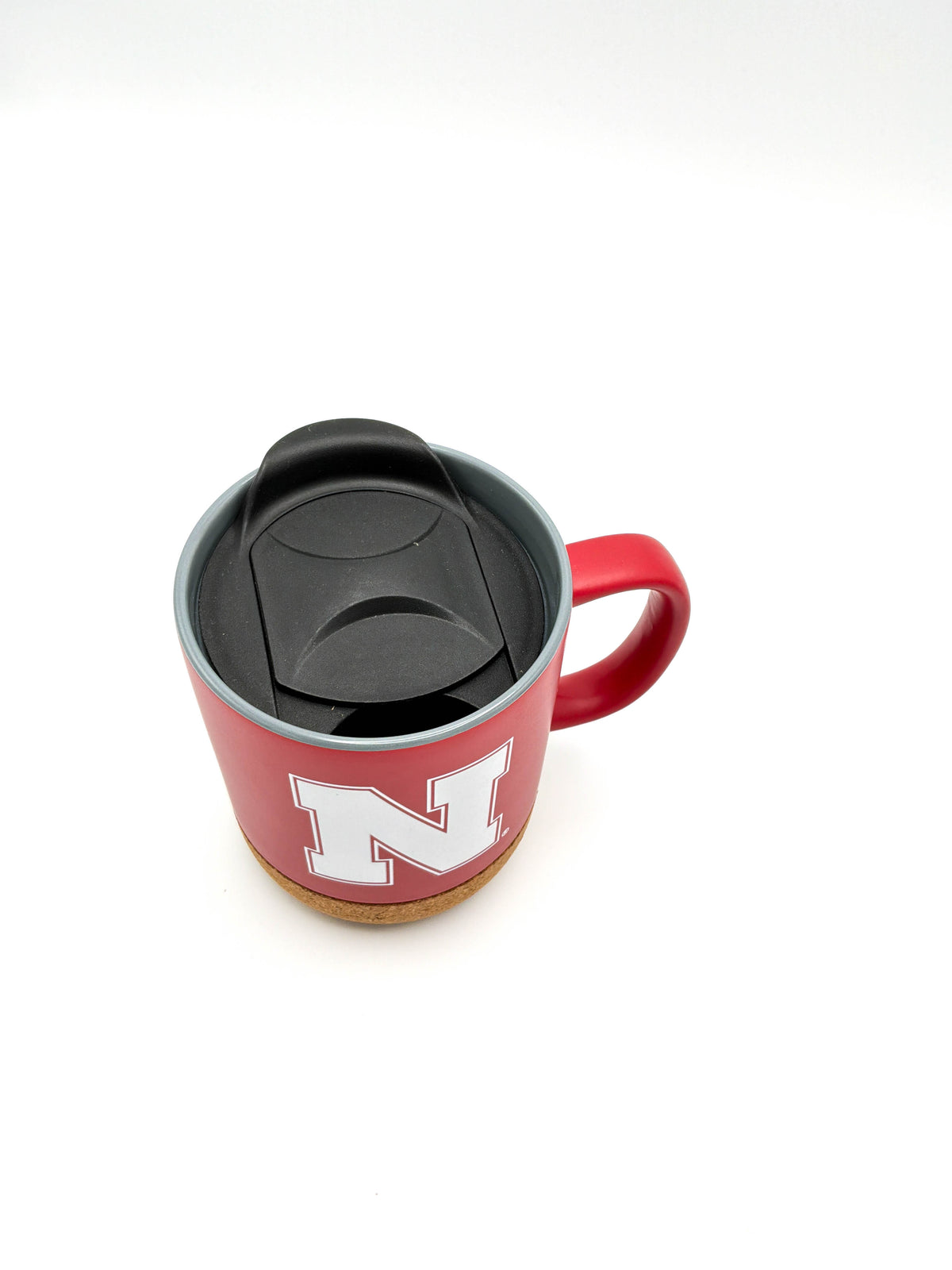 Nebraska Huskers Travel Ceramic Cork Mug