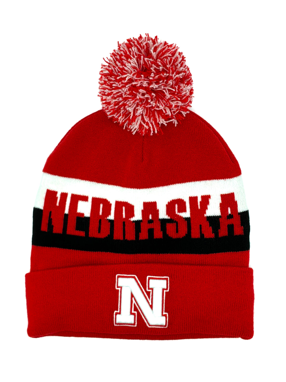Jaq Script Cuff Beanie Nebraska Cornhuskers