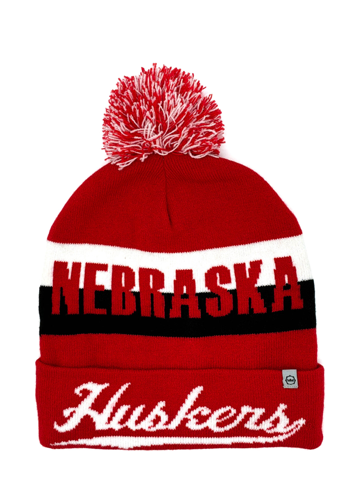 Jaq Script Cuff Beanie Nebraska Cornhuskers